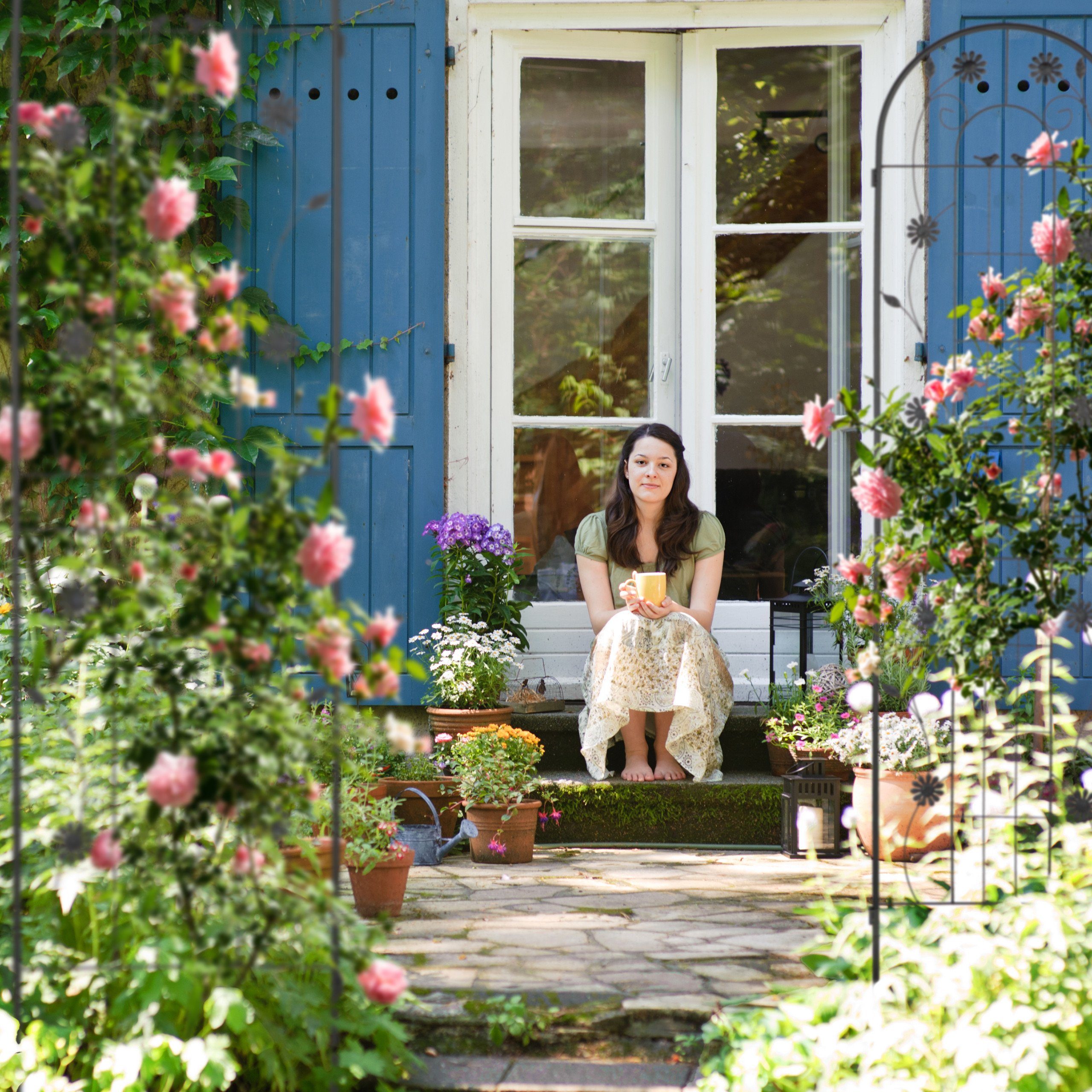 relaxdays Rankgitter 2er Set 200 cm