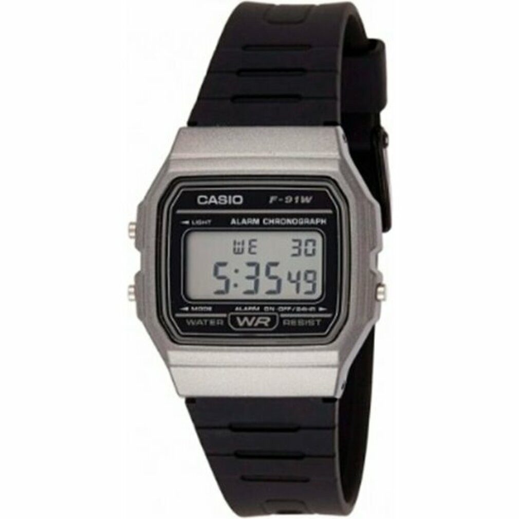 CASIO Luxusuhr digital F-91WM-1BDF