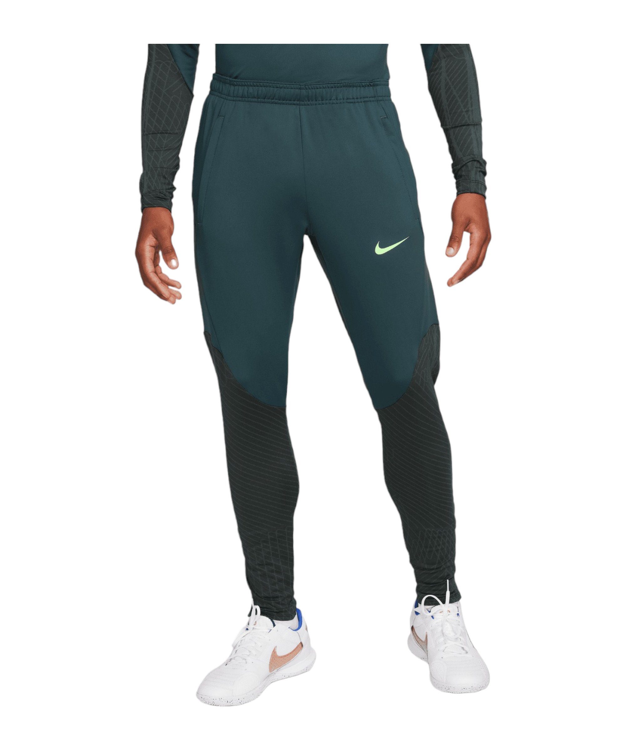 Nike Sporthose gruenschwarzgelb Trainingshose Strike