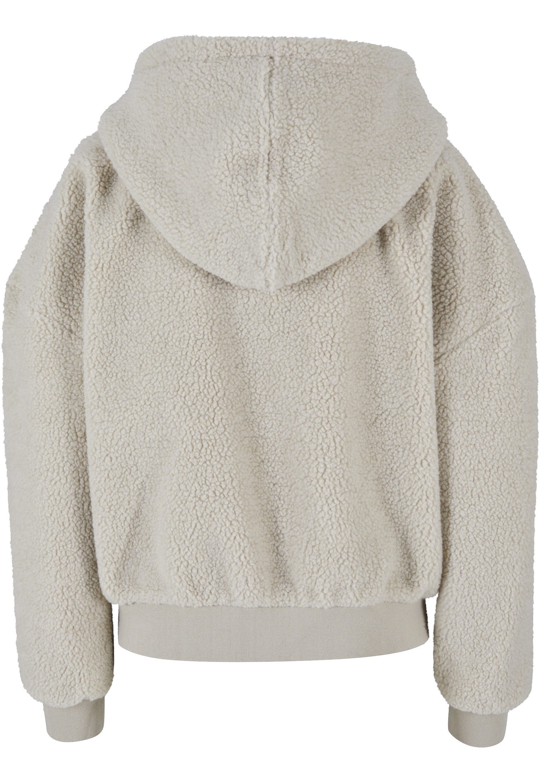 URBAN CLASSICS Sweatjacke Urban Classics Damen Ladies Oversized Sherpa Zip Hoody