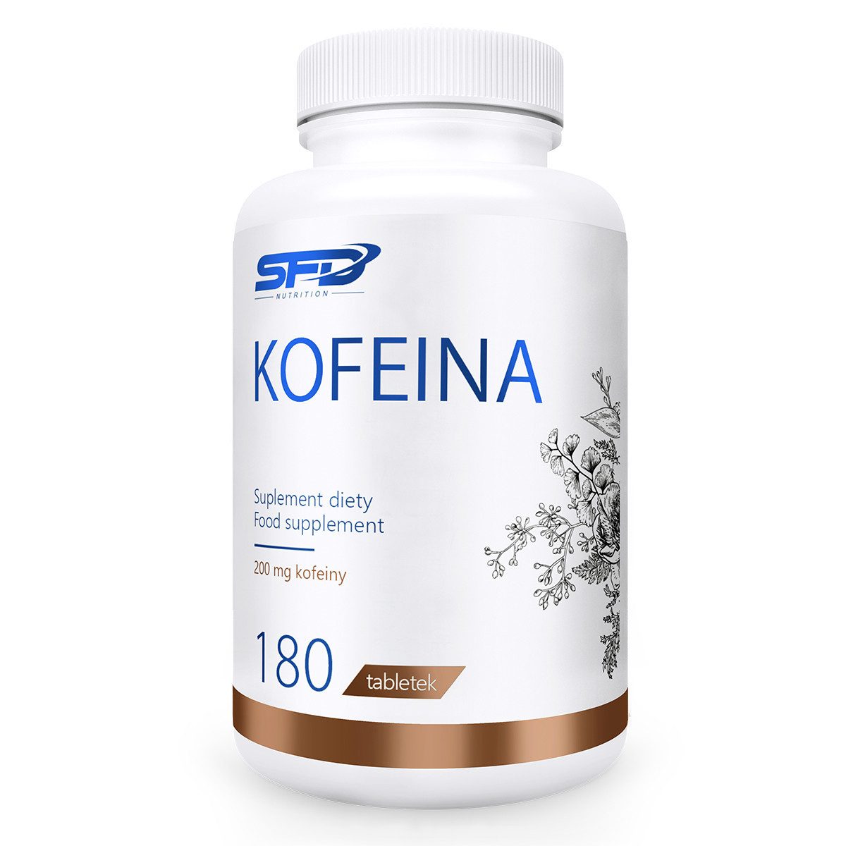 SFD Nutrition SFD Nutrition Koffein 180 Tabletten Koffeine Kapseln, 14 g
