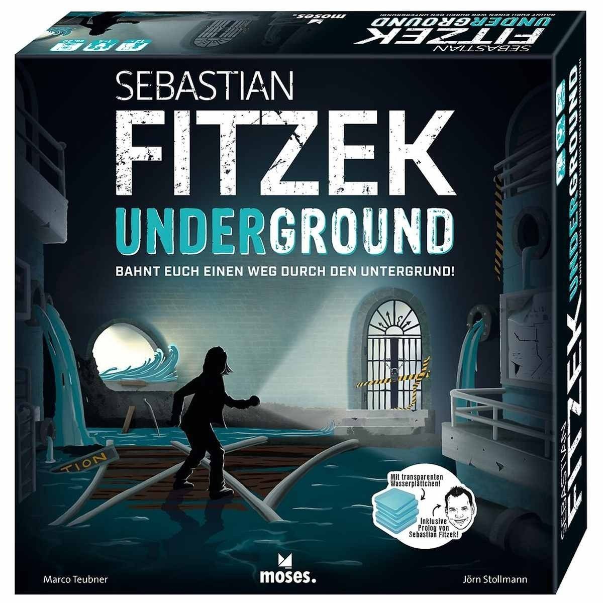 Moses. Verlag Spiel Sebastian Fitzek Underground 3D-Thriller für Escape-Game Fans