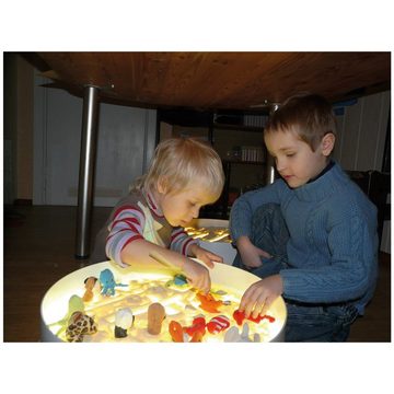 EDUPLAY Lernspielzeug Leuchtkübel für Sandmalen, Ø 47 cm, 15 cm hoch