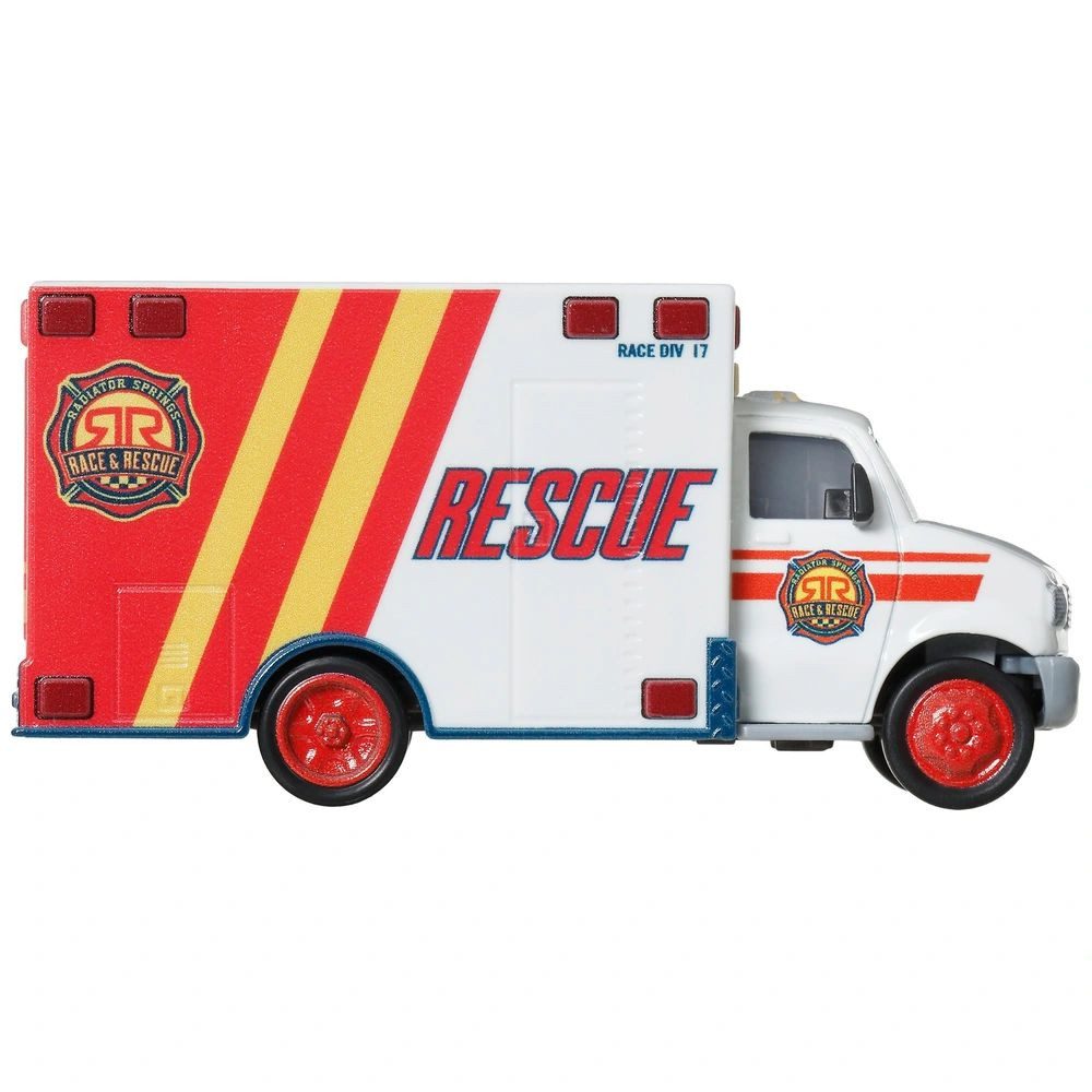 Disney Cars Spielzeug-Rennwagen Morgan Martins JDG65 Disney Cars Race & Rescue Die-Cast 1:55