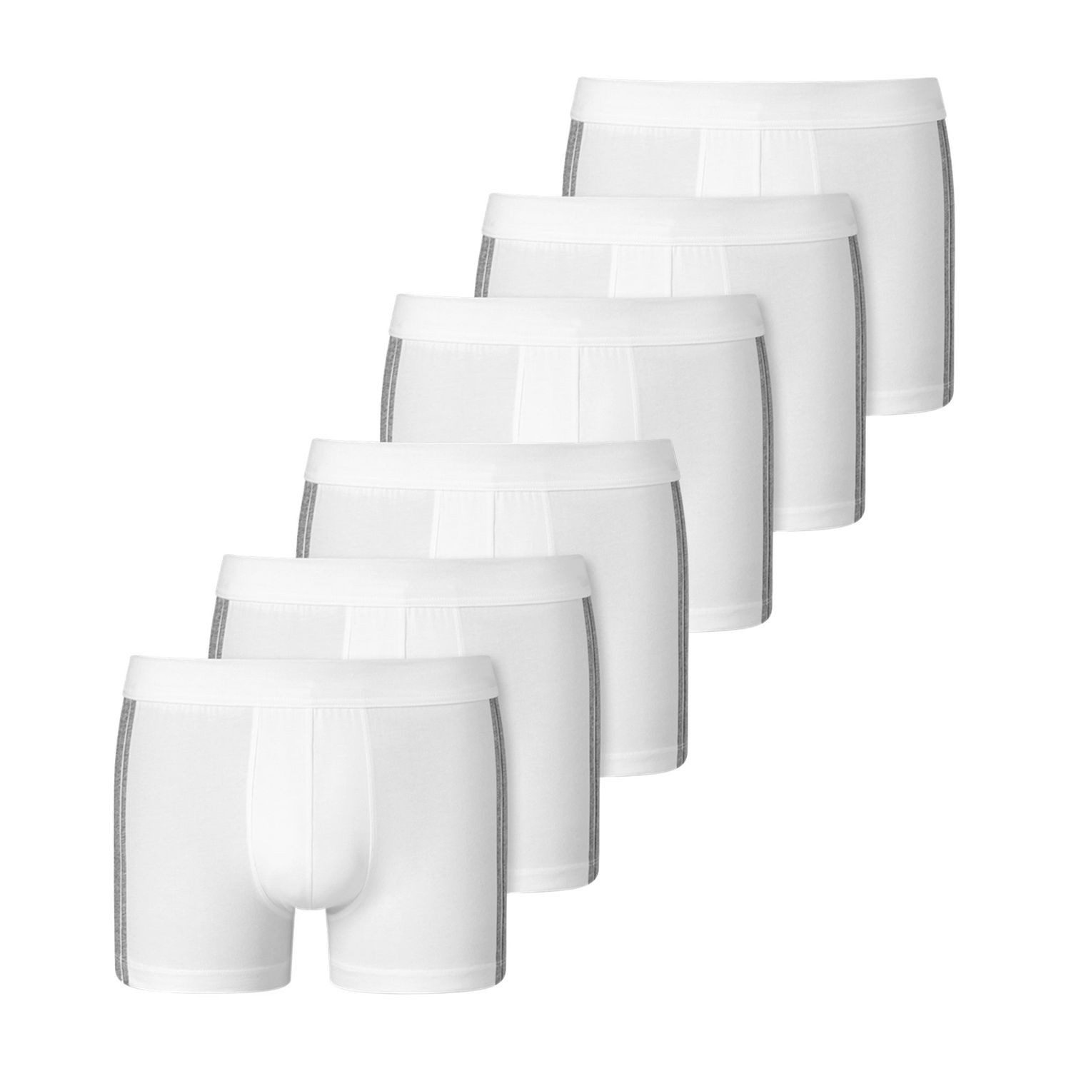 Schiesser Boxershorts 95/5 mit seitlichen Streifen im 6er Pack