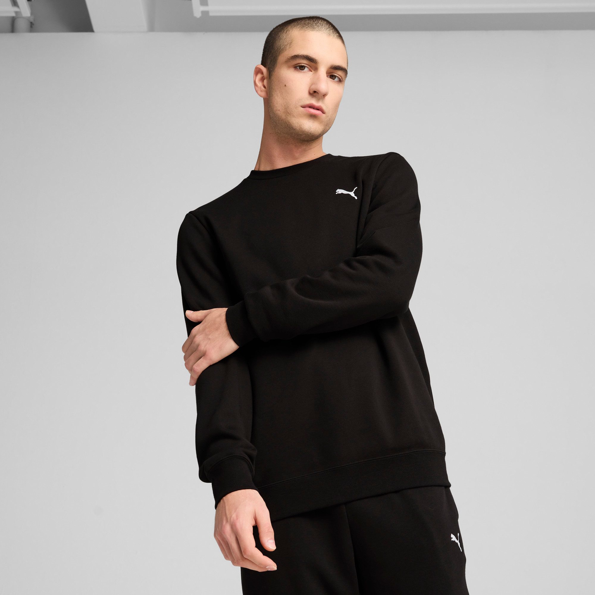 PUMA Langarmshirt ESS CREW FL günstig online kaufen