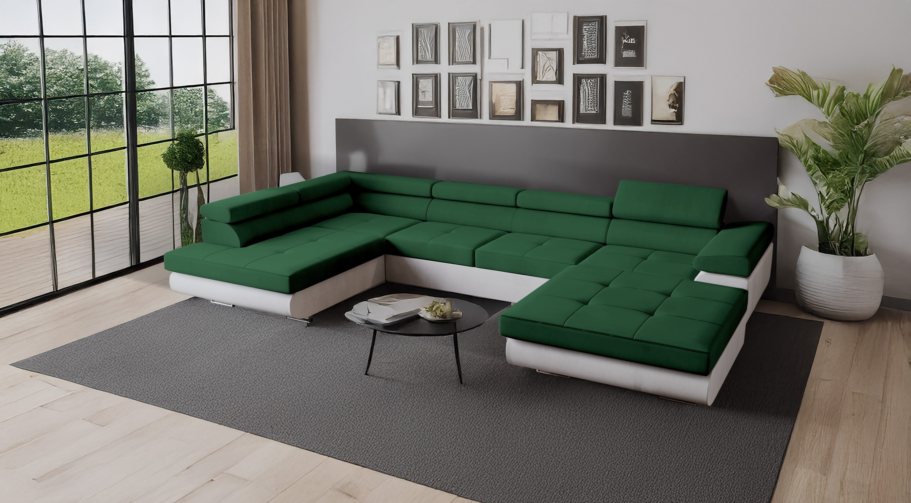 Goldstoff Wohnlandschaft RELAX U Ecksofa mit günstig online kaufen