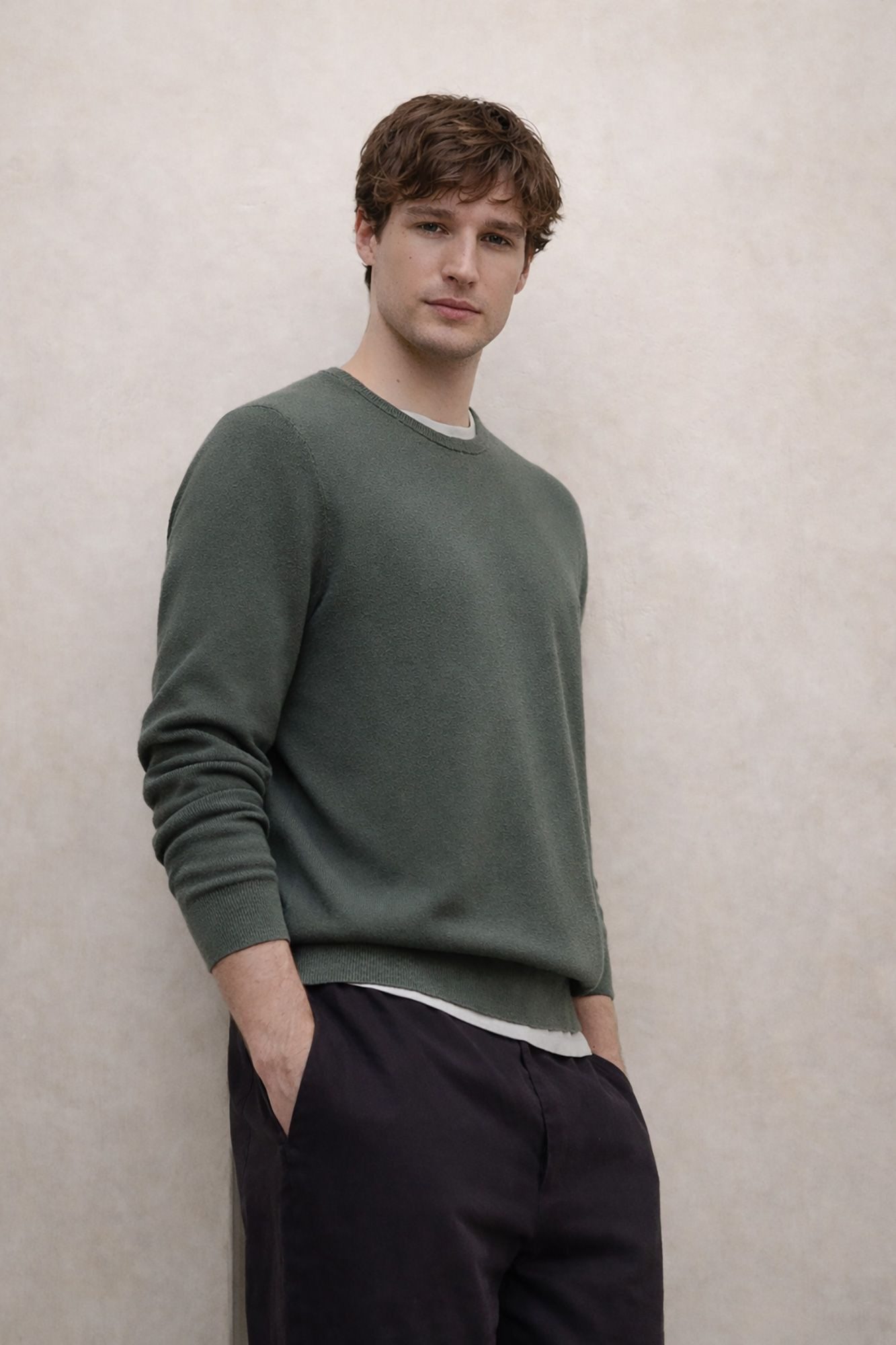 ECOALF Rundhalspullover NARANJO KNIT