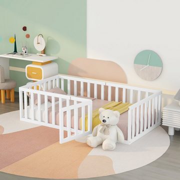 REDOM Kinderbett Holzbett (90x200cm ohne Matratze und Lattenrost), Kinderbett, Ohne Matratze