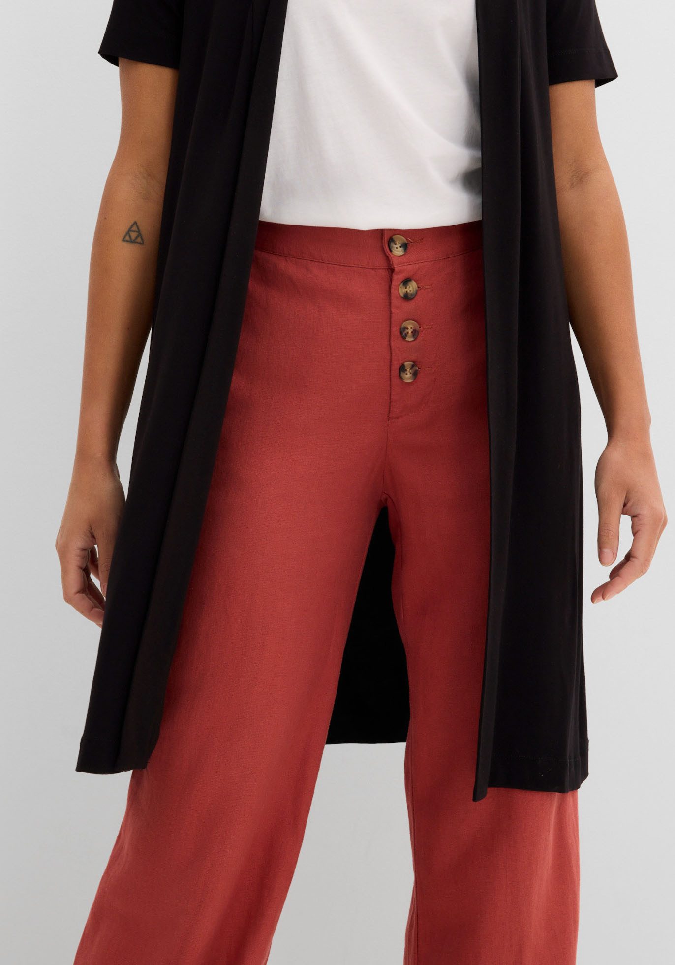 bonprix Shirtjacke lockere Passform, Kurzarm-Design, für vielseitige Anlässe