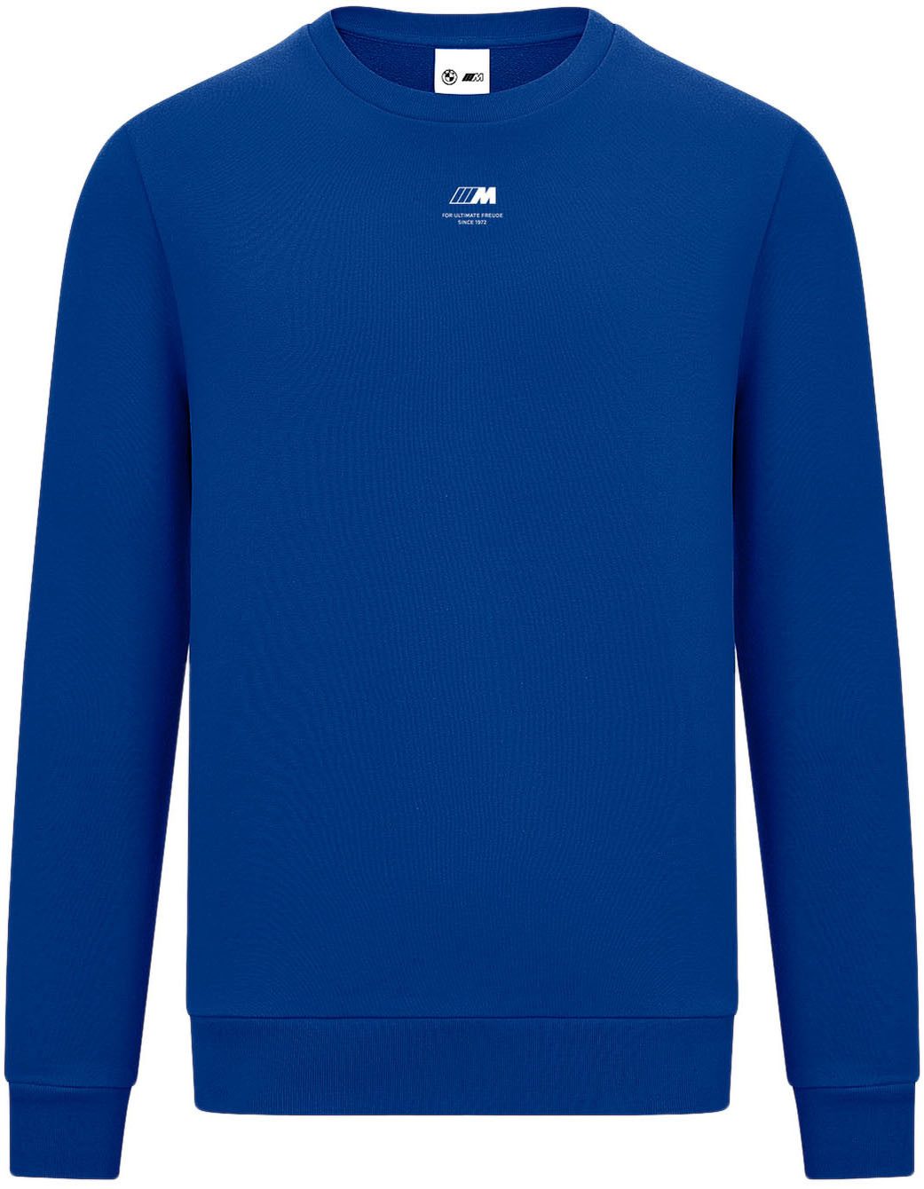 BMW Rundhalspullover mit breitem Bund am Ärmelabschluss günstig online kaufen