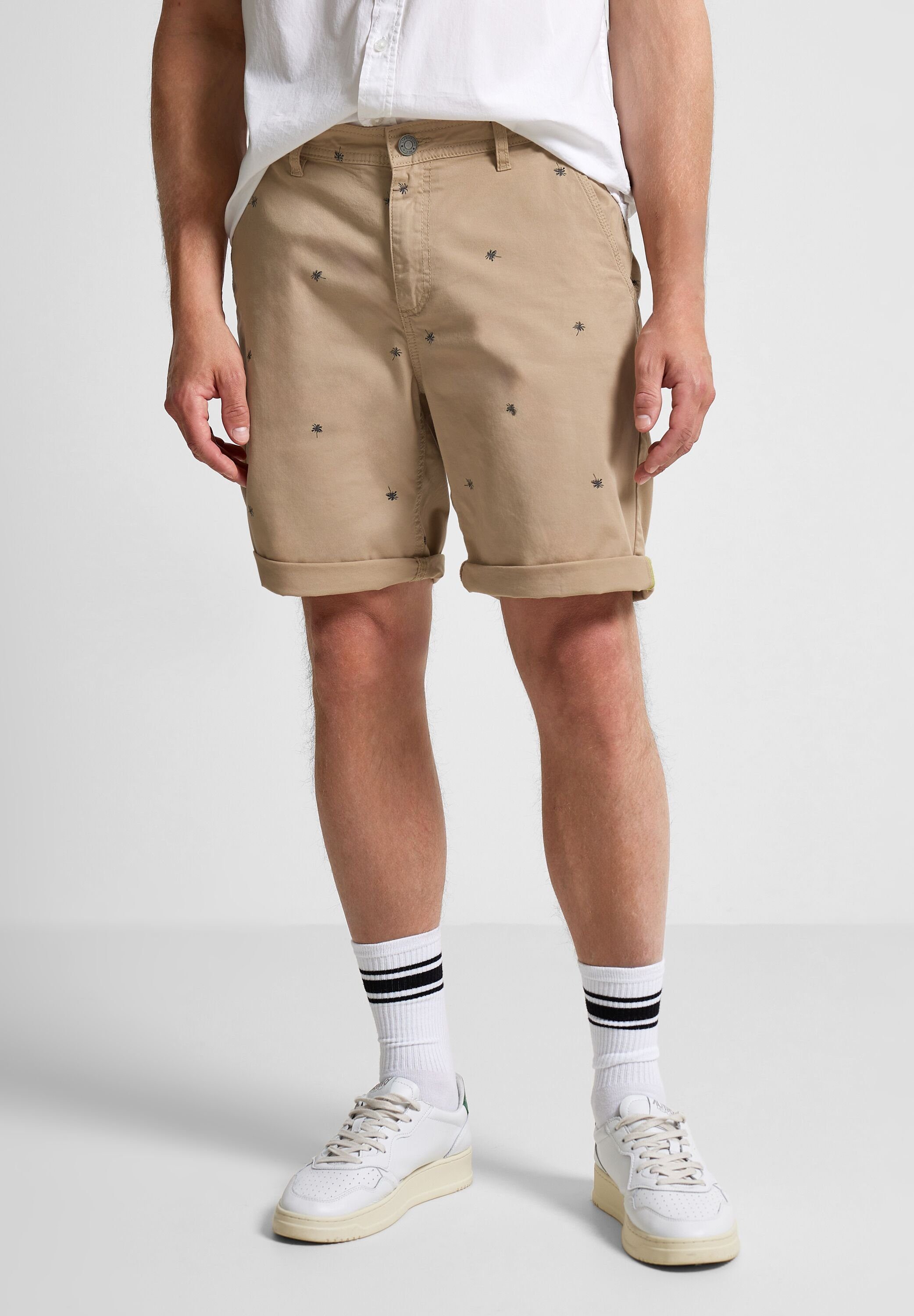 STREET ONE MEN Shorts mit allover Print | Shorts