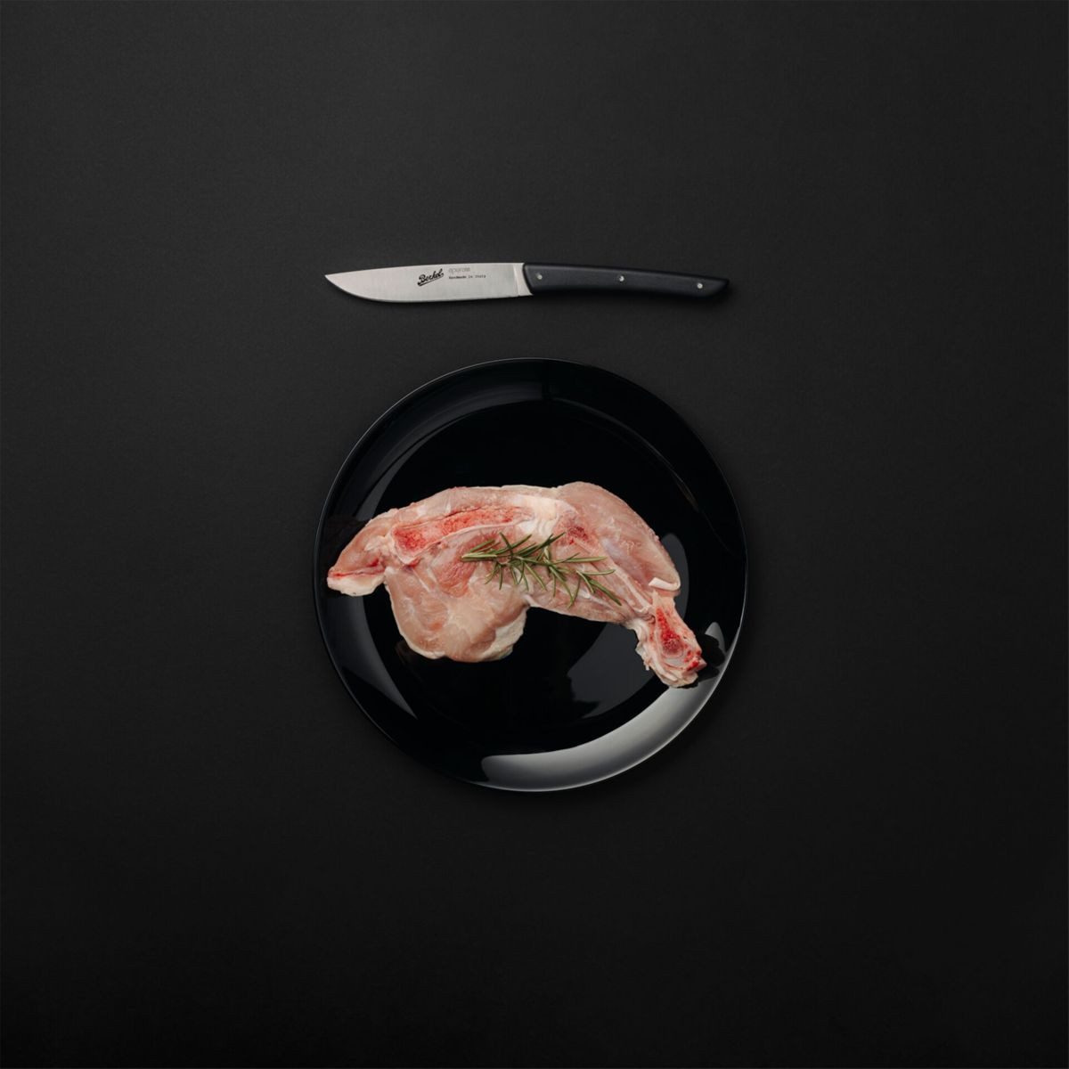 Berkel Besteck-Set Steakmesser-Set 4-tlg. Color nero, Edelstahl / Kunststoff