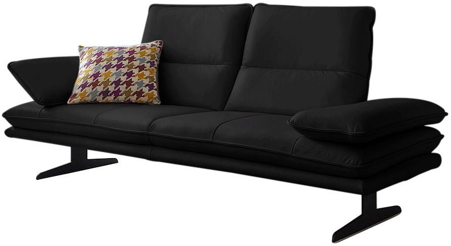 W.SCHILLIG 2-Sitzer broadway, Sitztiefenverstellung, Kopfteil- & Seitenteilverstellung, Breite 216cm