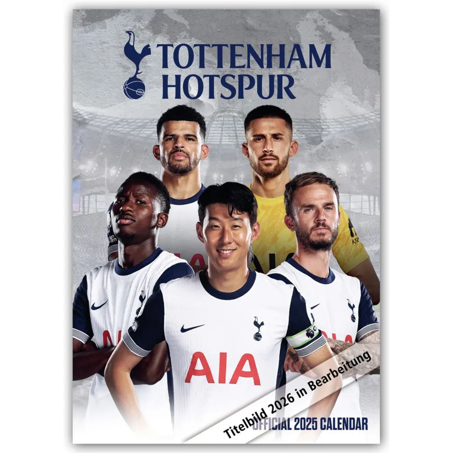 Wandkalender Tottenham Hotspur FC 2026 - A3-Posterkalender