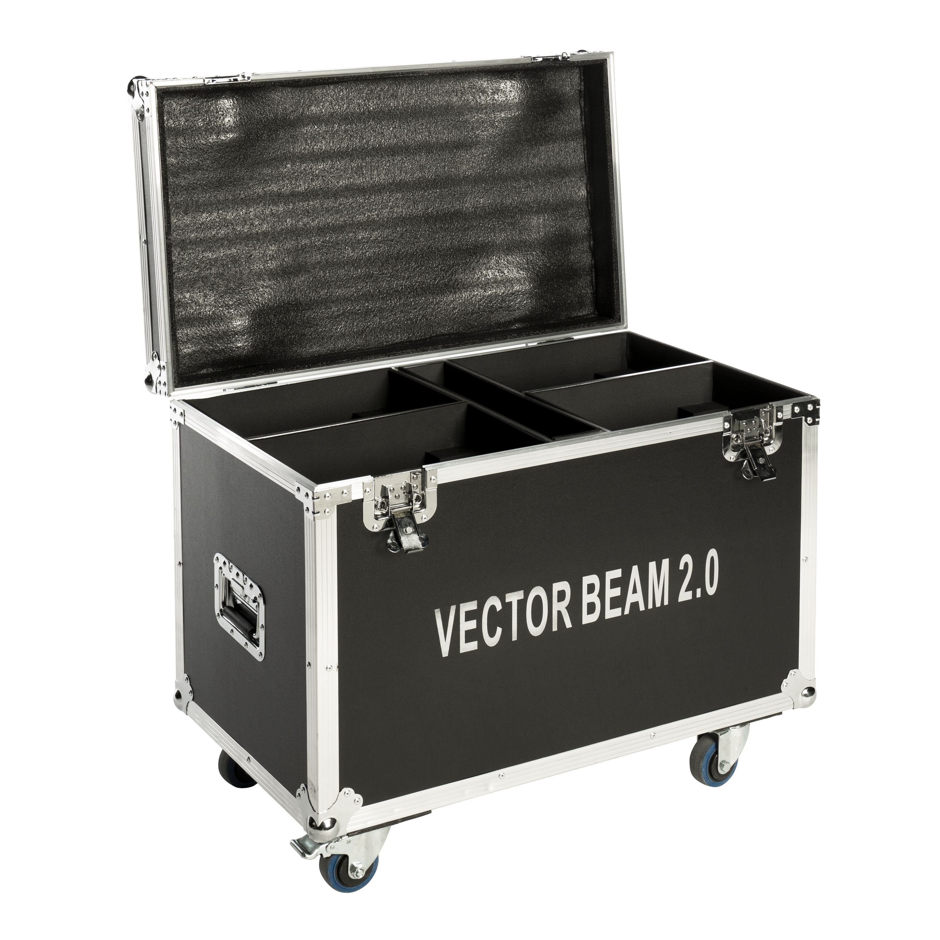 TOUR Discolicht, VECTOR Beam 4x CASE lightmaXX 2.0