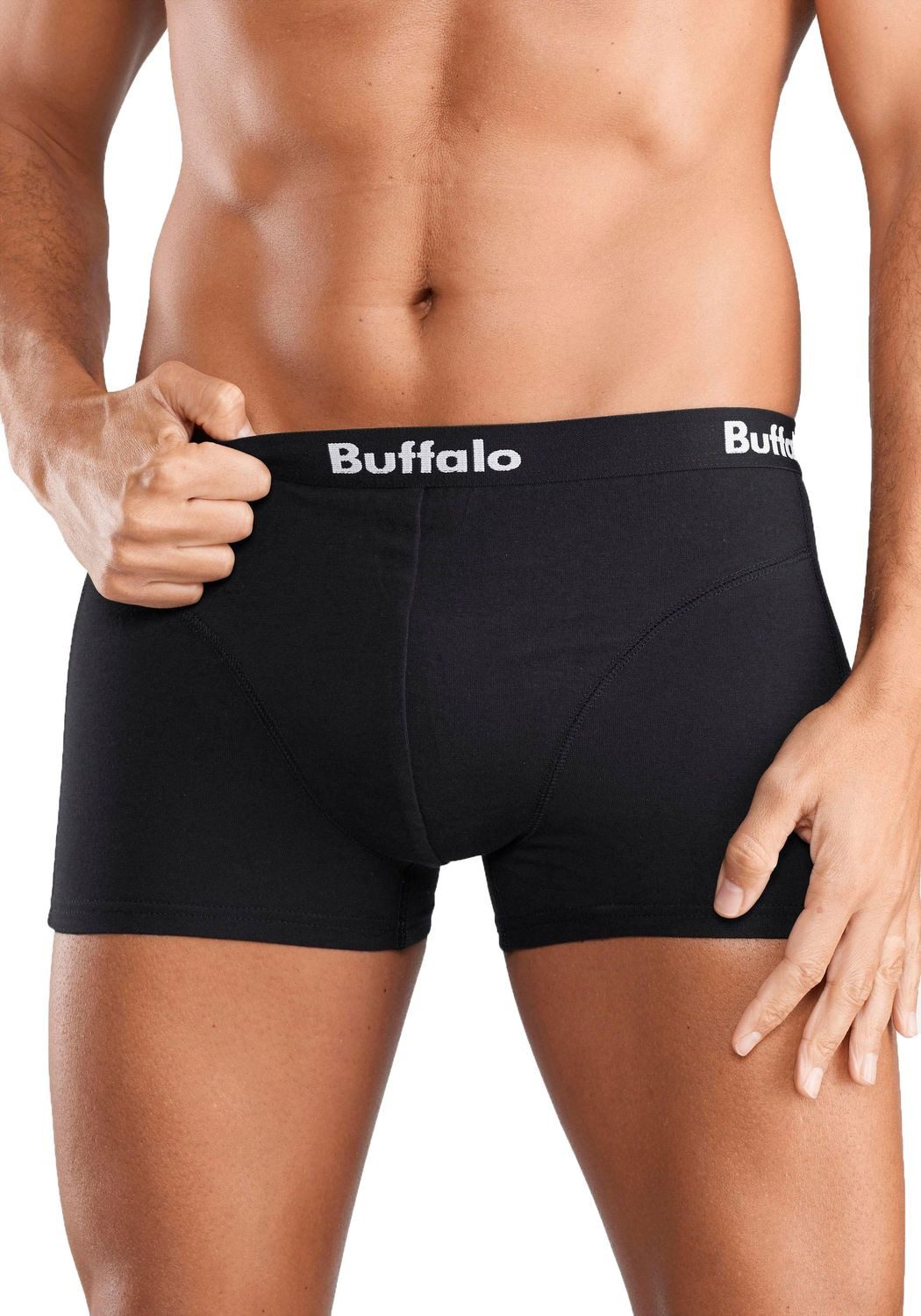 Buffalo Boxershorts mit Logo-Bündchen