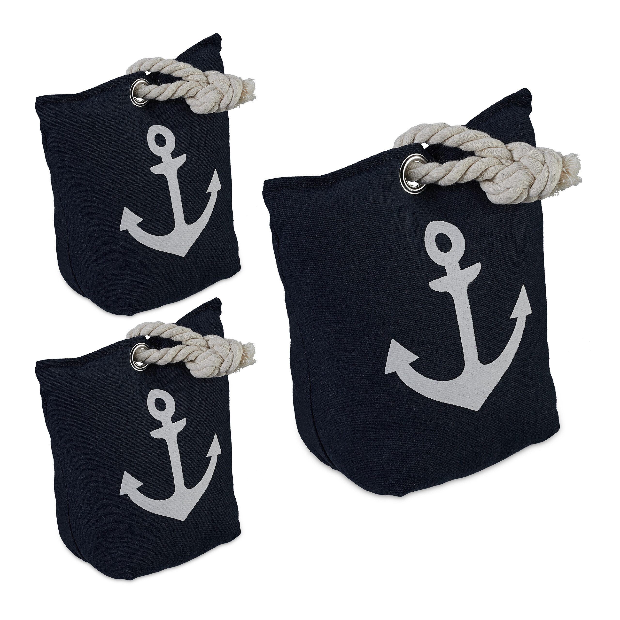 relaxdays Türstopper 3x Türstopper Anker (3 günstig online kaufen