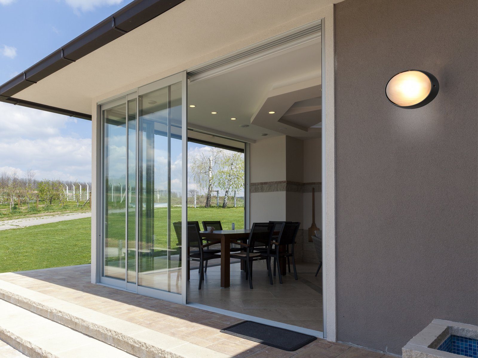 TRIO Leuchten Außen-Wandleuchte, ohne Leuchtmittel, oval, günstig online kaufen