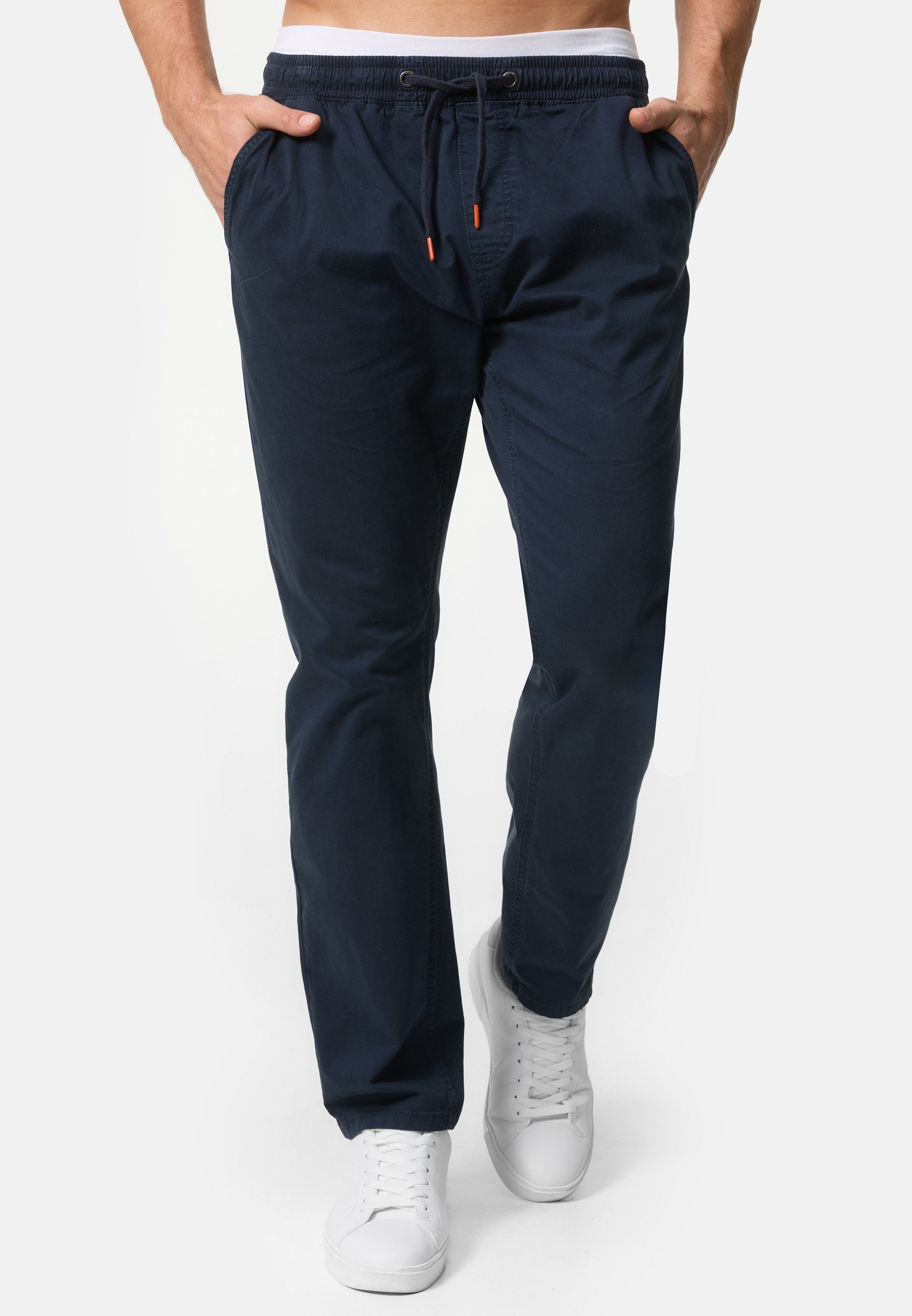 Indicode Chinohose Herren Osborne Chino Hose Herrenhose mit elastischem Bun günstig online kaufen