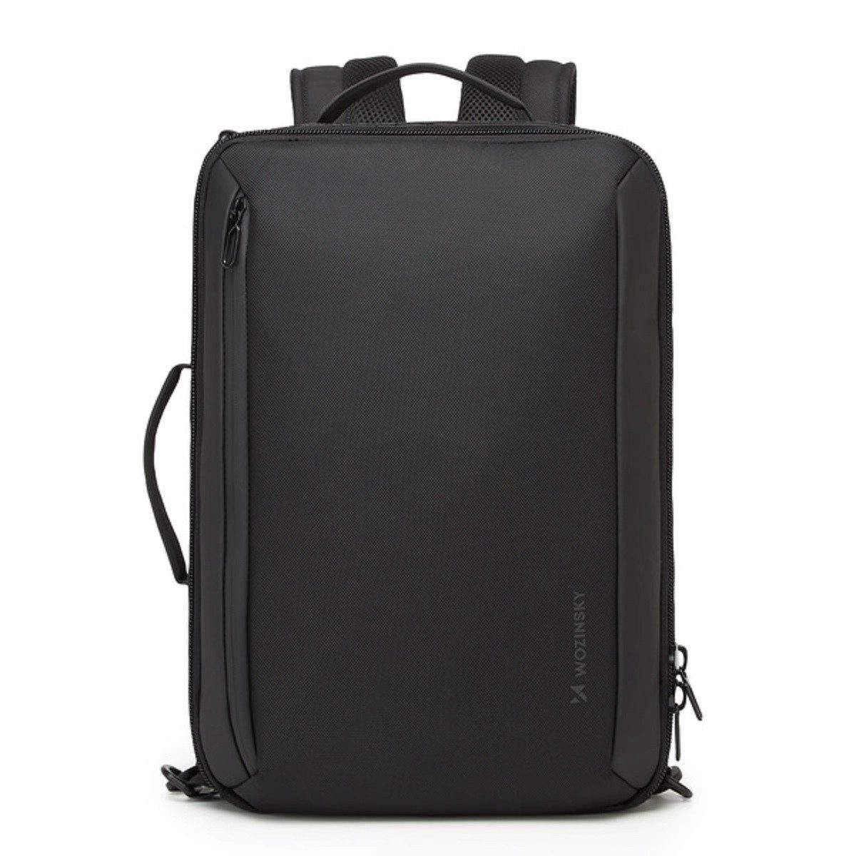 Wozinsky Laptoprucksack Wozinsky Premium 15,6'' Laptop-Rucksack/Tasche mit Riemen - Schwarz