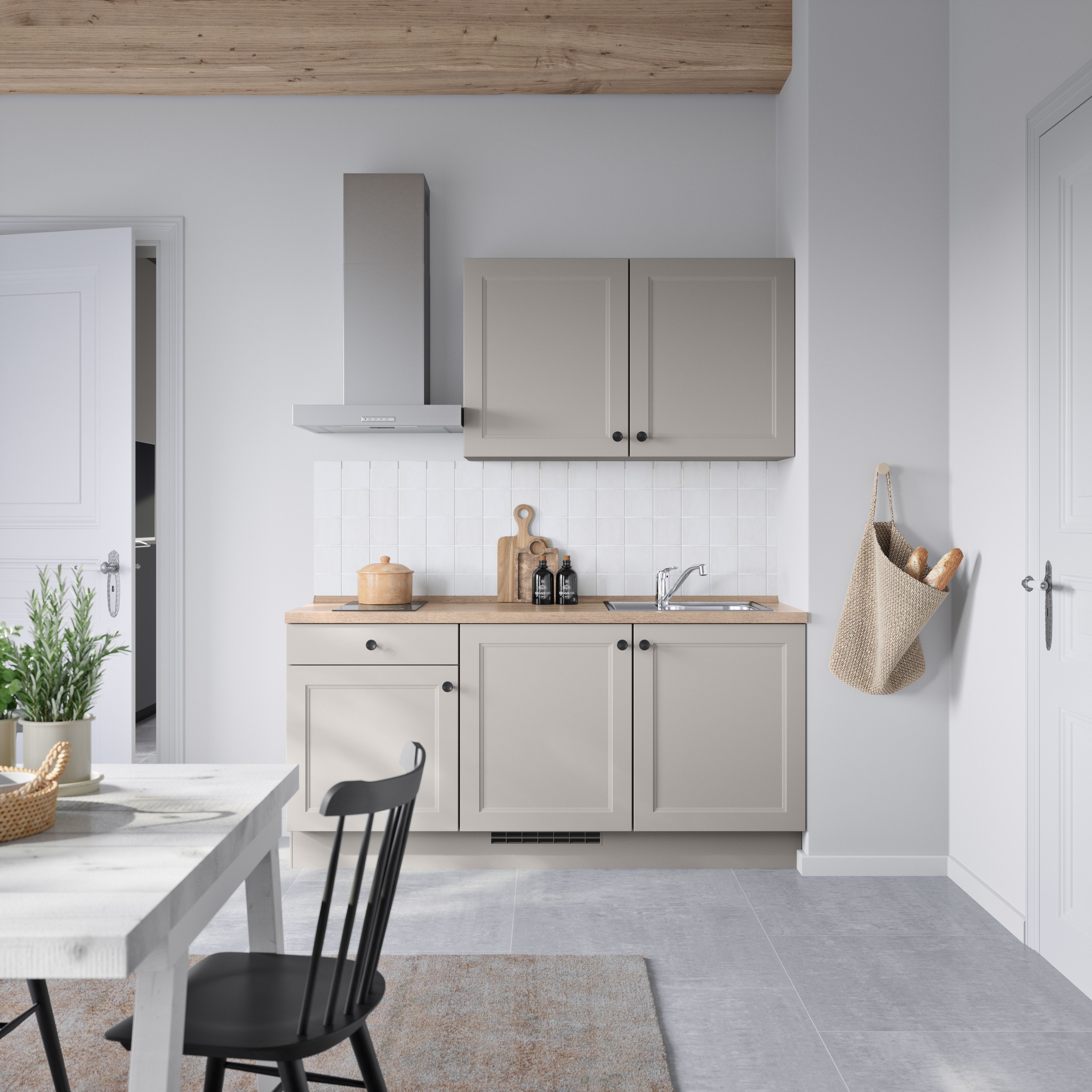 nobilia® Küchenzeile "Cascada I", NEU: individuell anpassbar mit gratis Profi-Beratung, vormontiert, Breite 180 cm, Ausrichtung wählbar, wahlw. mit E-Geräten