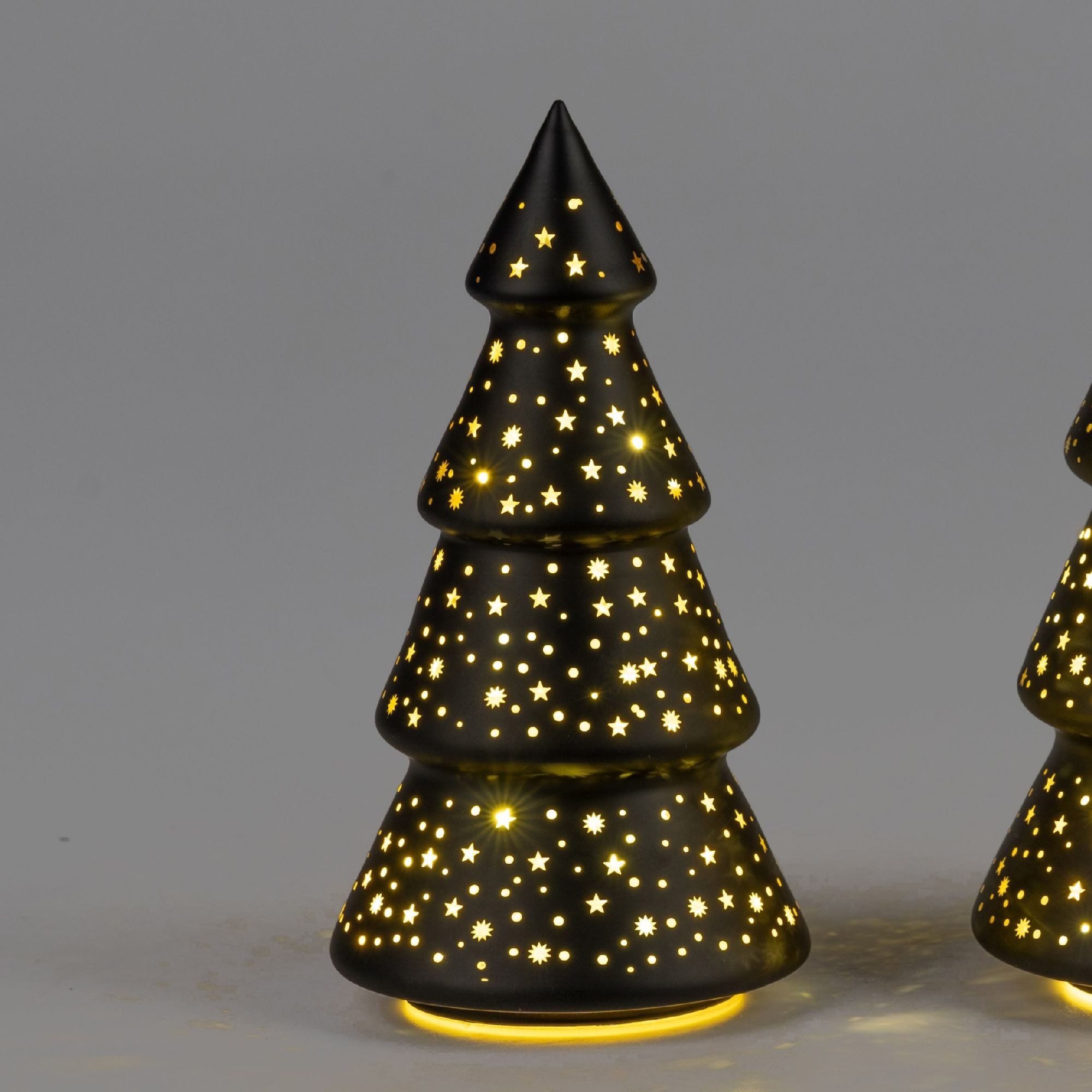 Kunstbaum Sterne, formano, Höhe 20 cm, Mit Timerfunktion, Schwarz, Motiv: Sterne