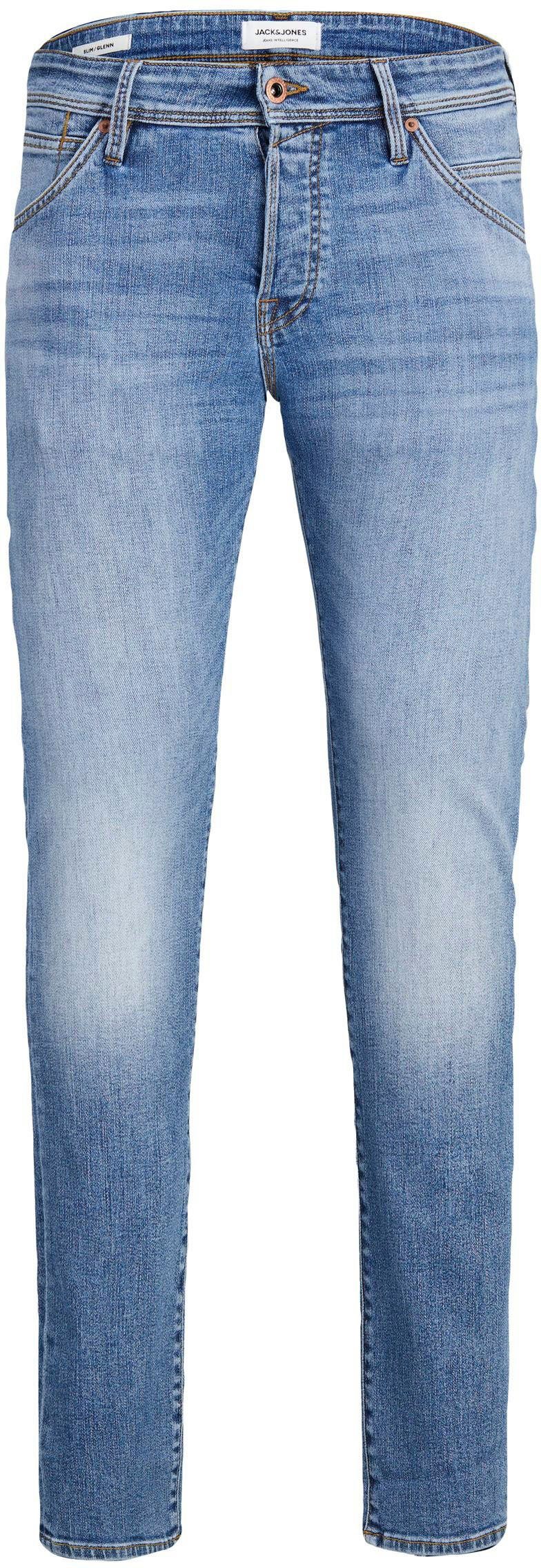 Jack Jones & Glenn Slim-fit-Jeans light-blue-denim