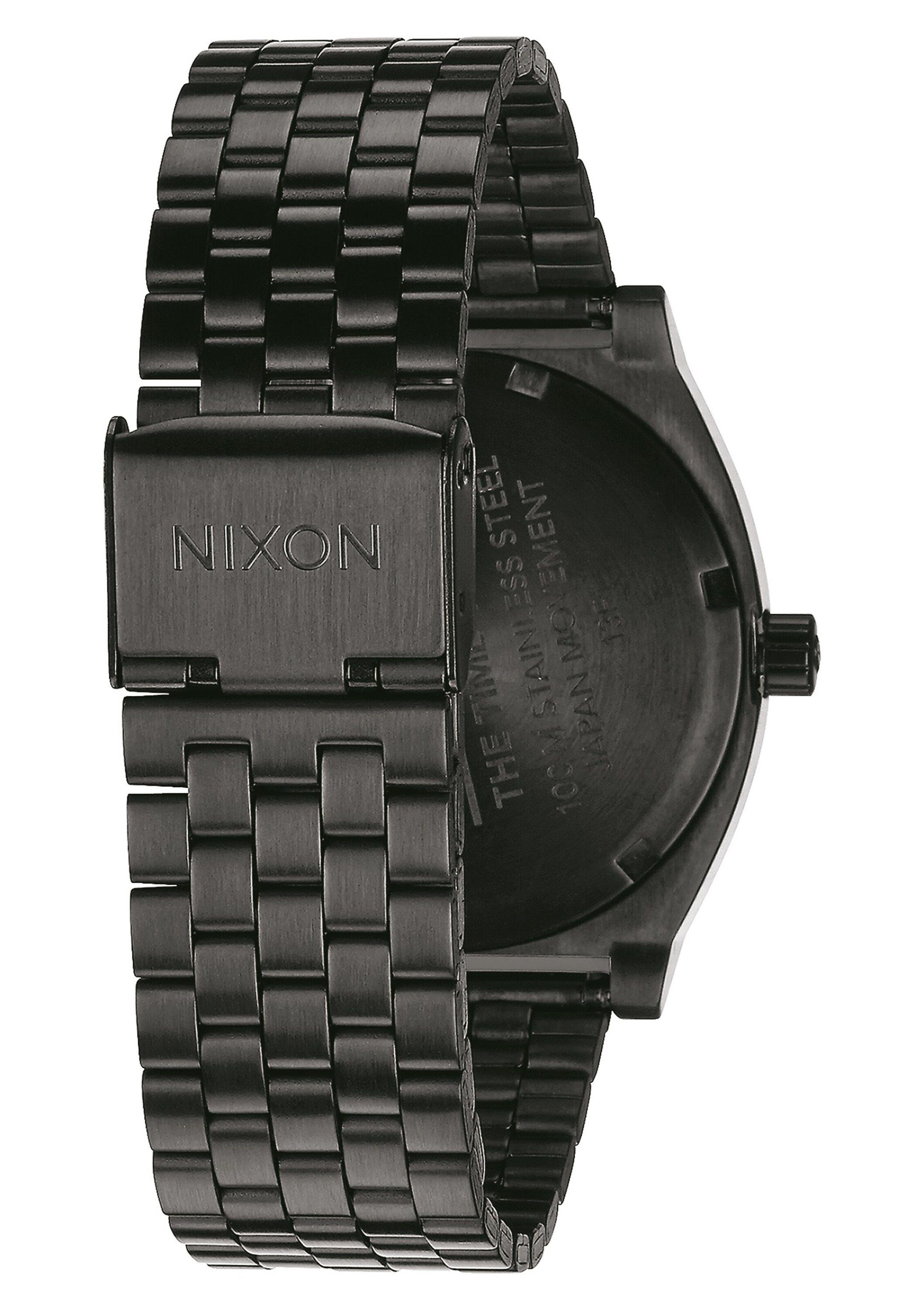 schwarz Mechanische (1-tlg) Nixon Uhr Teller, Time