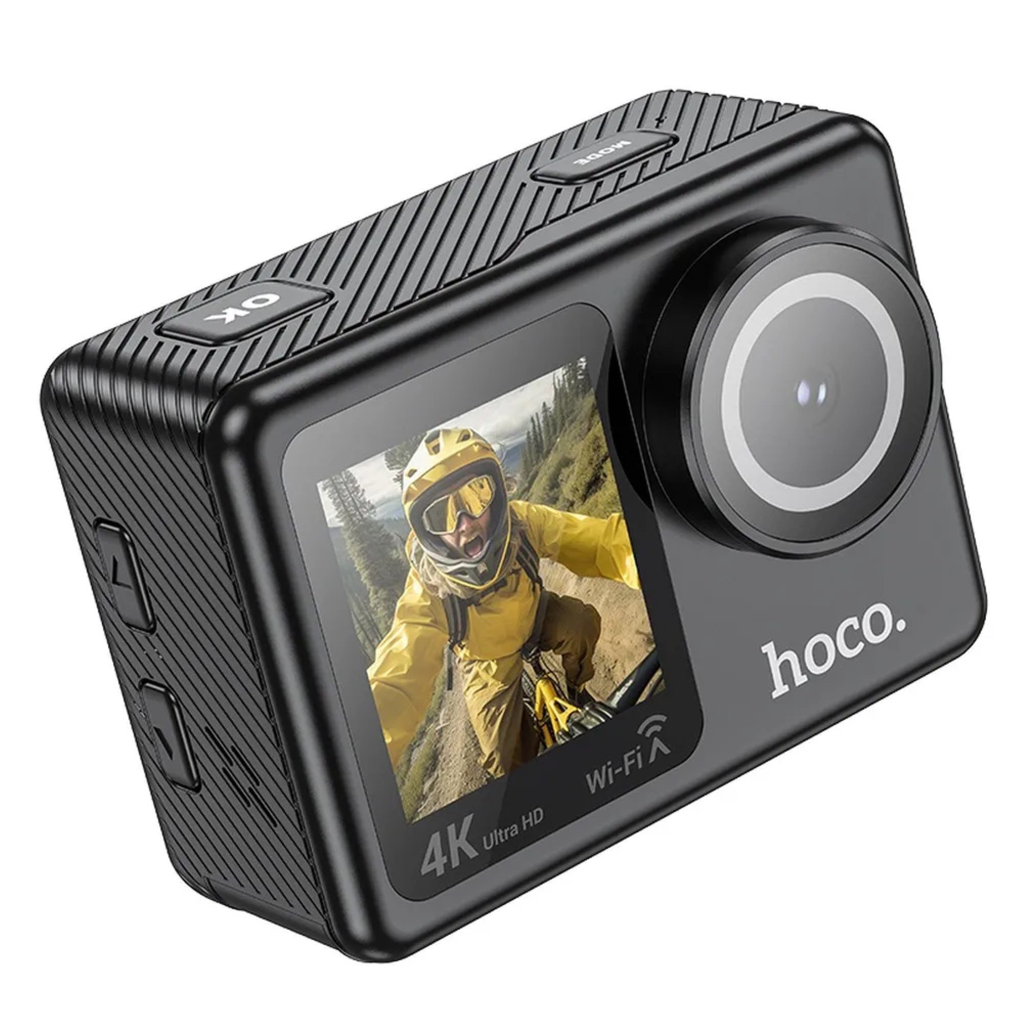 hoco. Sportkamera mit zwei Bildschirmen 1,3" + 2" tragbare Kamera DV101 Vollformat-Digitalkamera