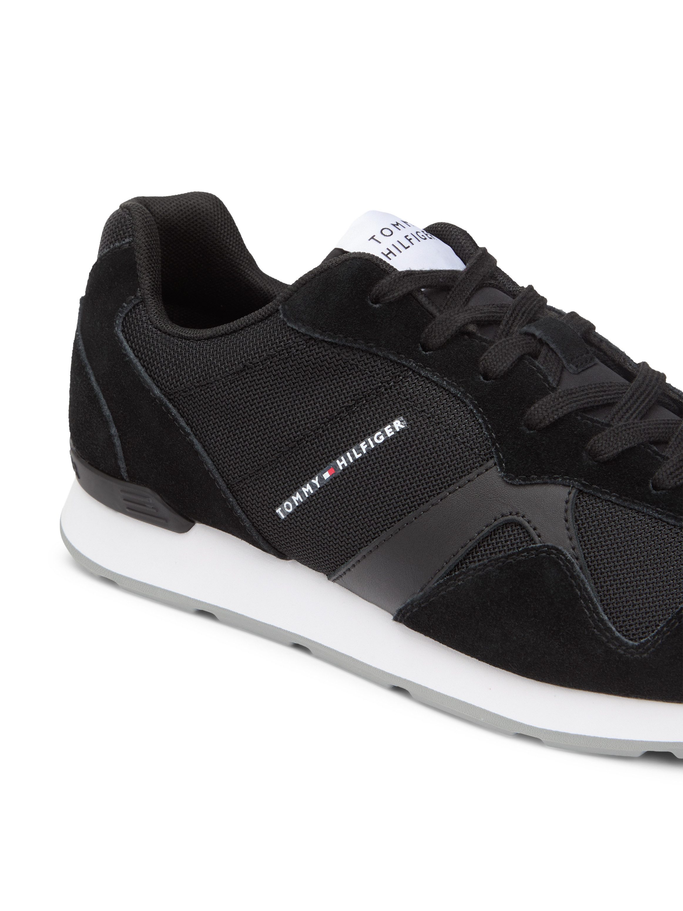 Tommy Hilfiger RUNNER ICON MIX Sneaker, Freizeitschuh, Halbschuh, Schnürschuh mit seitlichem Logoschriftzug