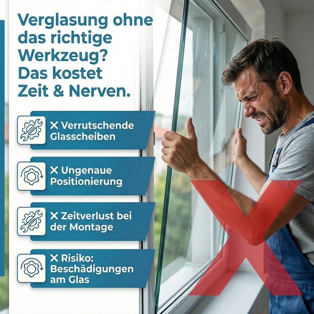 heicko e-ast GmbH Verlegekeil Montagewerkzeug Klotzkelle für Fenster- und Türverglasung, besonders griffig, vielseitig einsetzbar