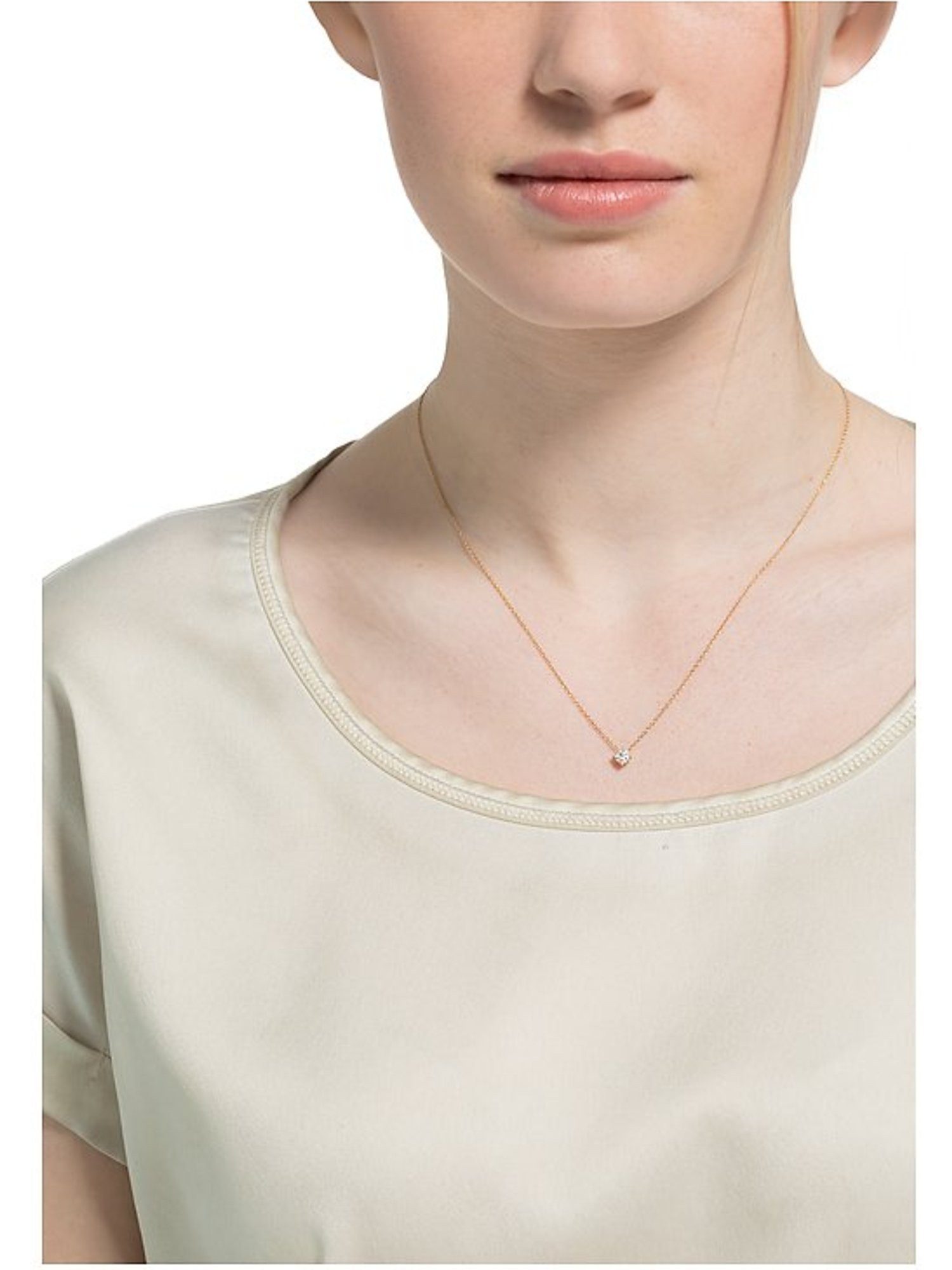 CHRIST Collier CHRIST Damen-Kette 585er Gelbgold 13 Diamant