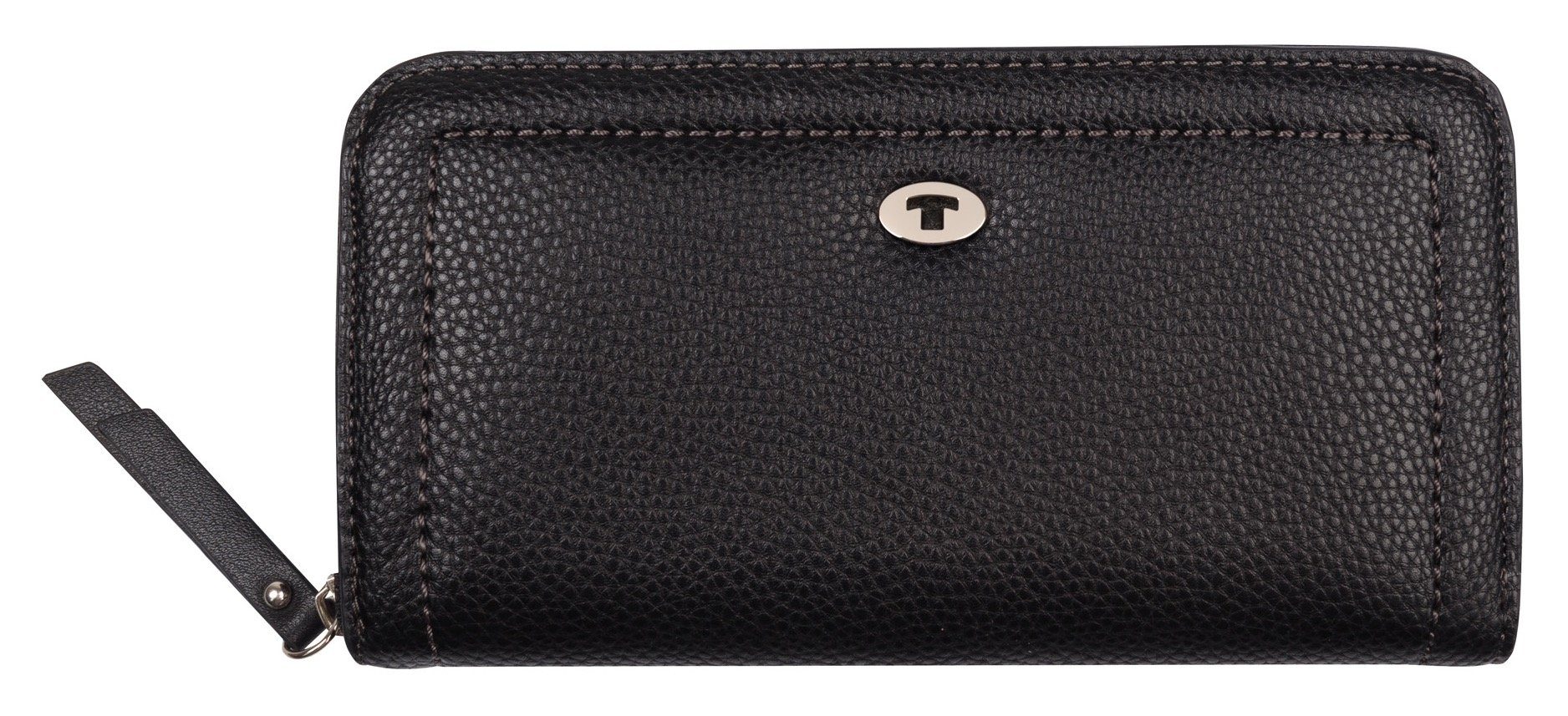 TOM TAILOR Geldbörse LILLY Long zip wallet, in schlichter Optik black