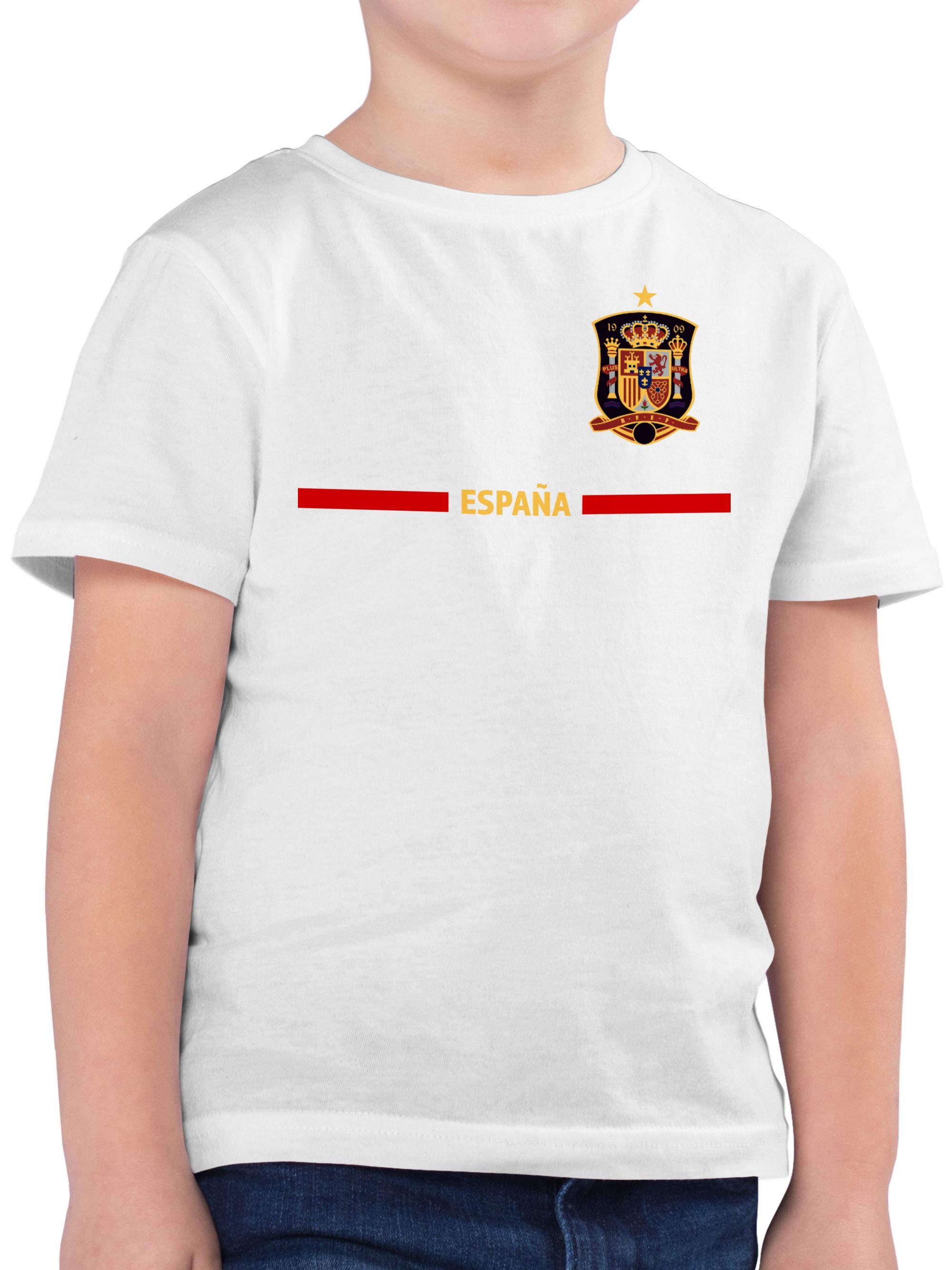 T-Shirt Spanisches Trikot Wappen, España mit Stolz, Spanien Fan-Motiv