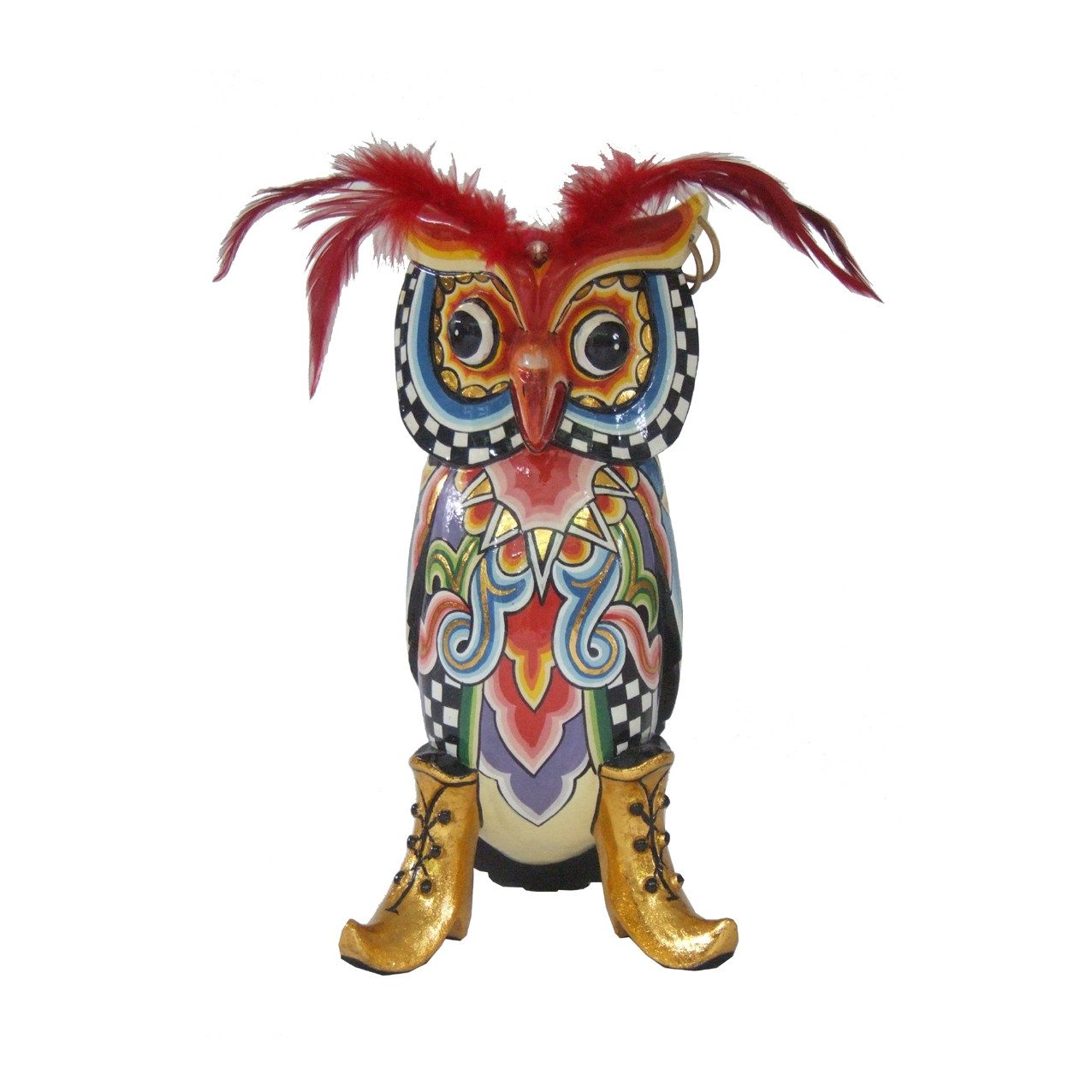 Tom`s Drag Tierfigur Eule Hugo (M), perfekt zu jedem Anlass, Geburtstag, Weihnachten. Sammelfigur