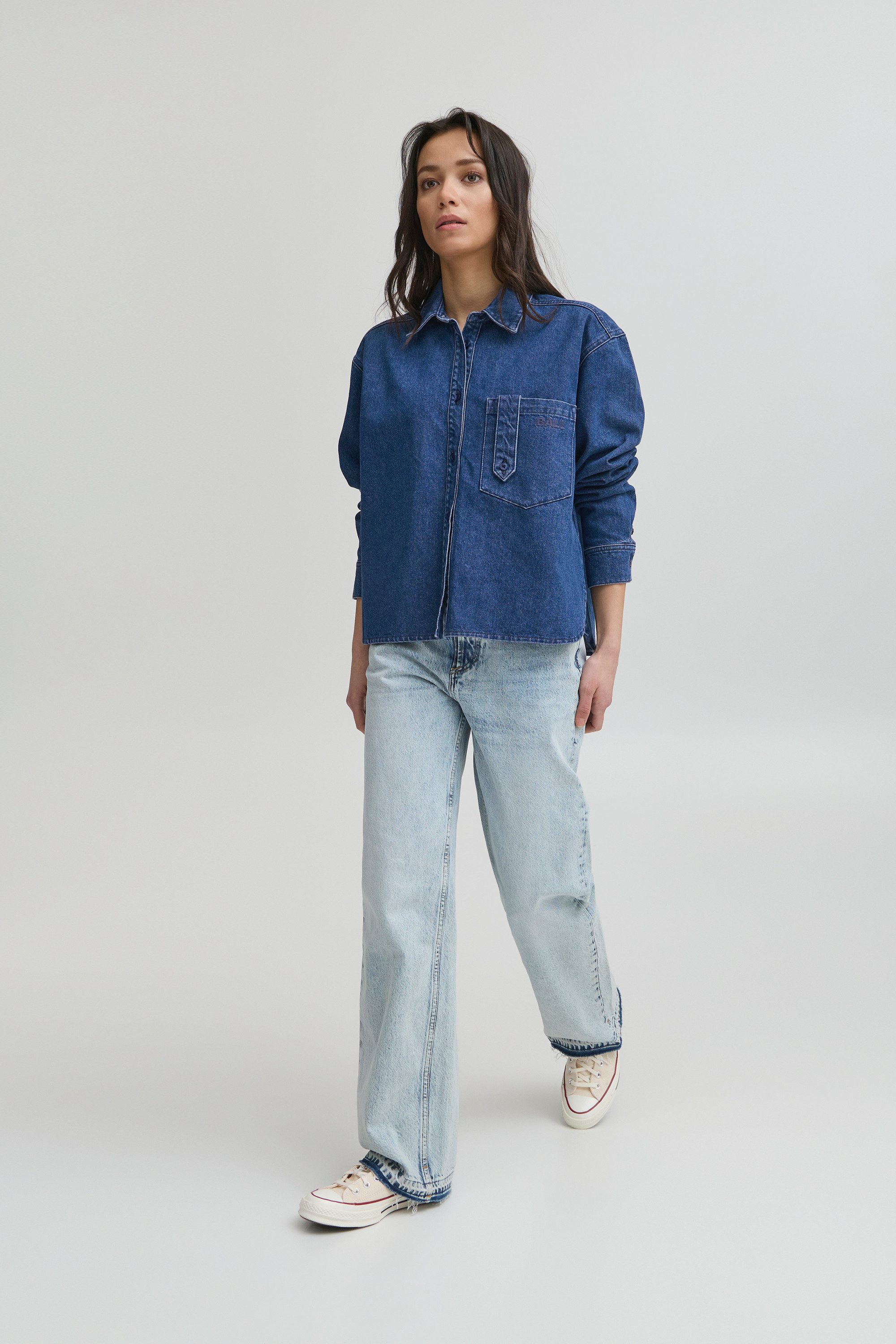 Ball Langarmhemd Langarm - Hemd BABIANCA