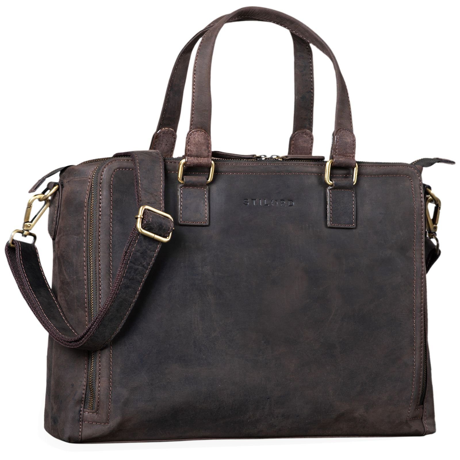 STILORD Handtasche "Claire" Businesstasche Damen Leder