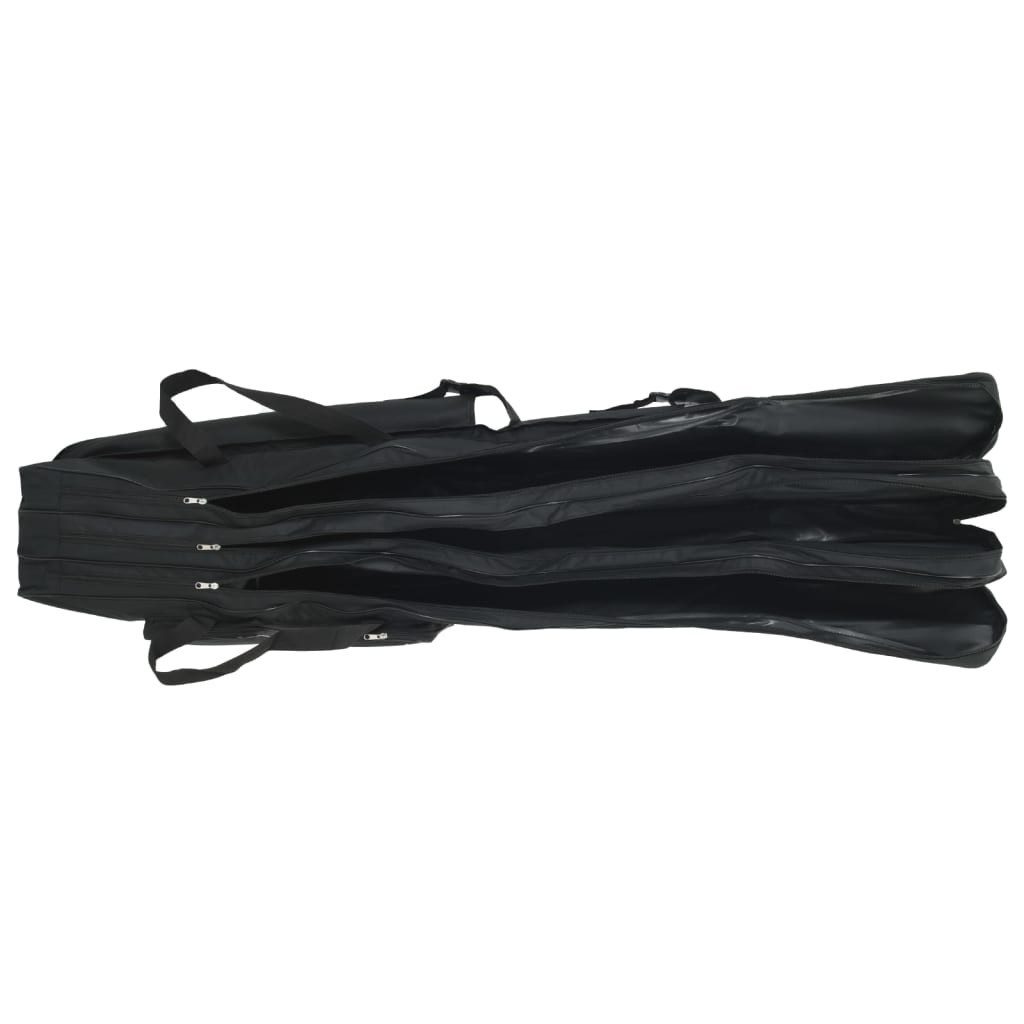 vidaXL Angelrutentasche Angelrutentasche Schwarz 160 cm Oxford-Gewebe
