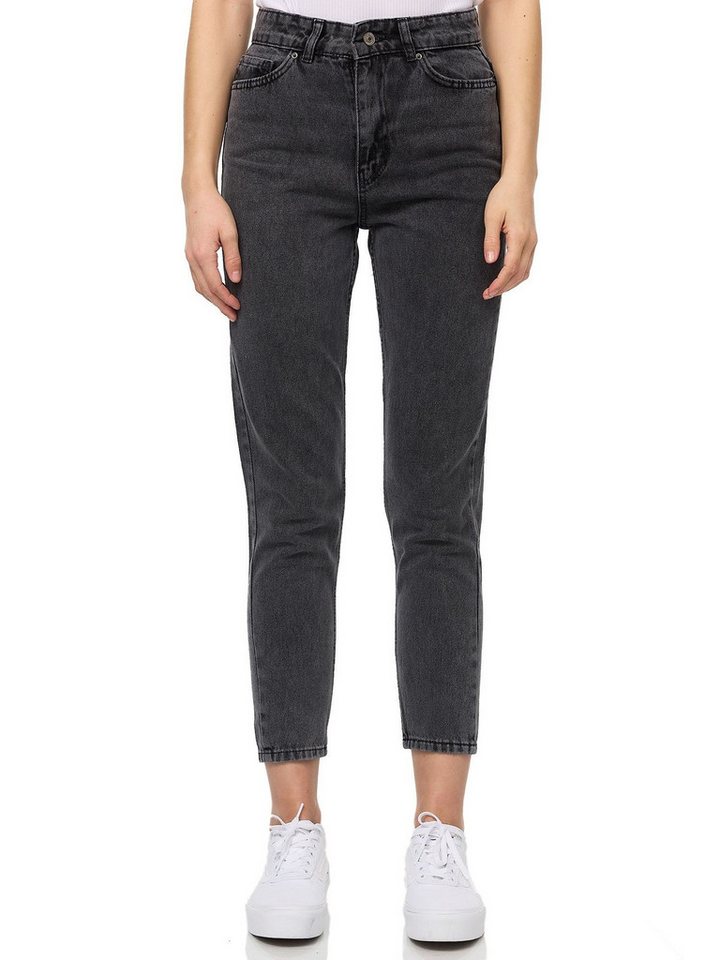 Tazzio Mom-Jeans F129 Mom Fit Schnitt, High Waist, lockere Passform, Tapered Leg