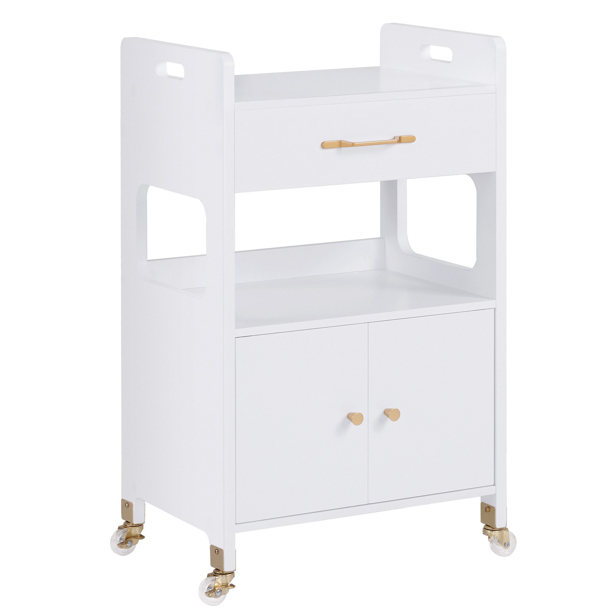 MCombo Beistellwagen MMCombo Servierwagen mit Rollen&Schubladen Friseurwage günstig online kaufen
