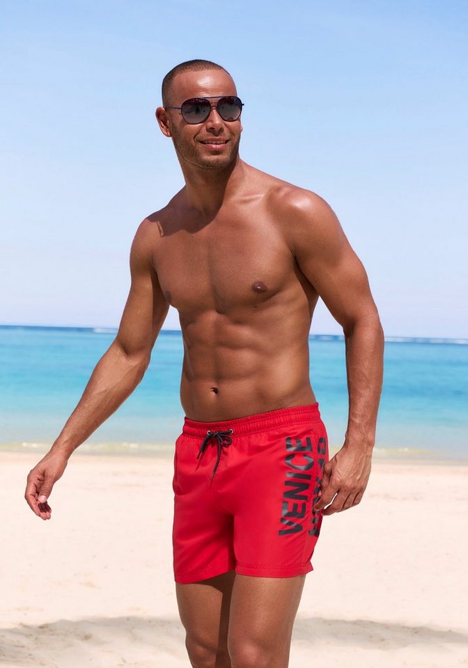 Venice Beach Badeshorts mit Innenslip, mit Innentasche, mit Außenkordel