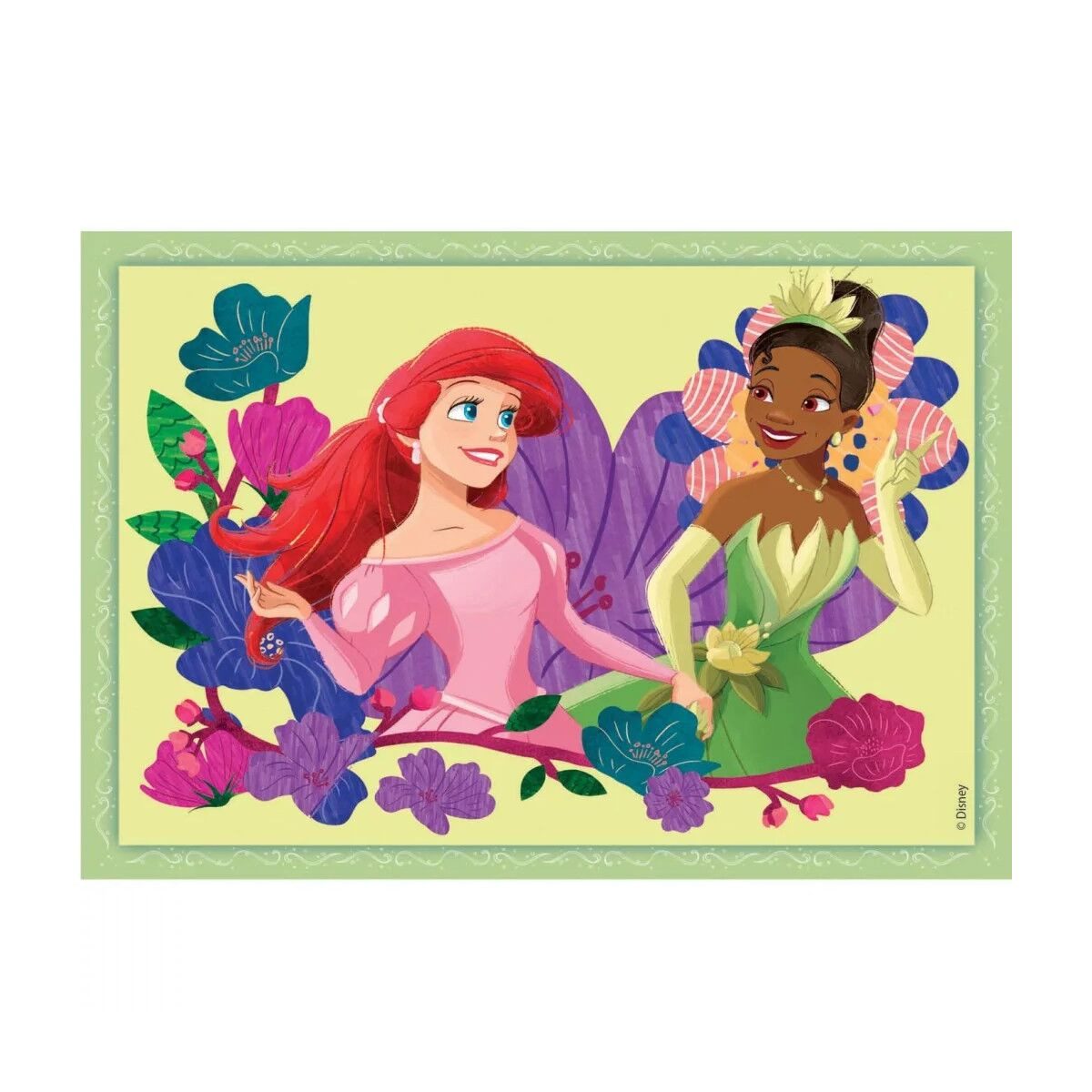 Clementoni® Lernspielzeug Disney Prinzessin 4 in 1 Puzzle Clementoni