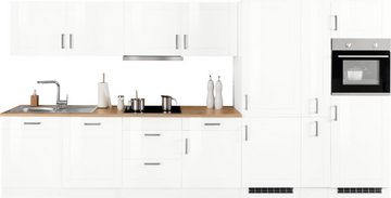 HELD MÖBEL Küchenzeile Tinnum, mit E-Geräten, Breite 390 cm