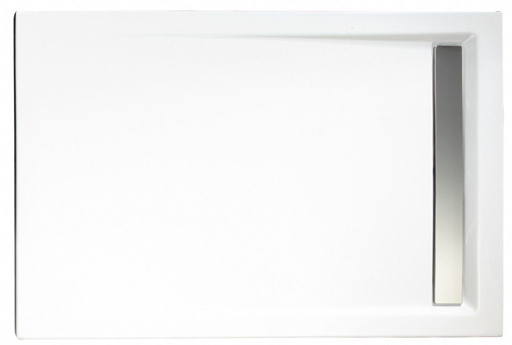 Schulte Duschwanne, rechteckig, Sanitäracryl, 90 x 120 cm, Weiß, extraflach, inkl. Ablaufgarnitur und Stellfüße