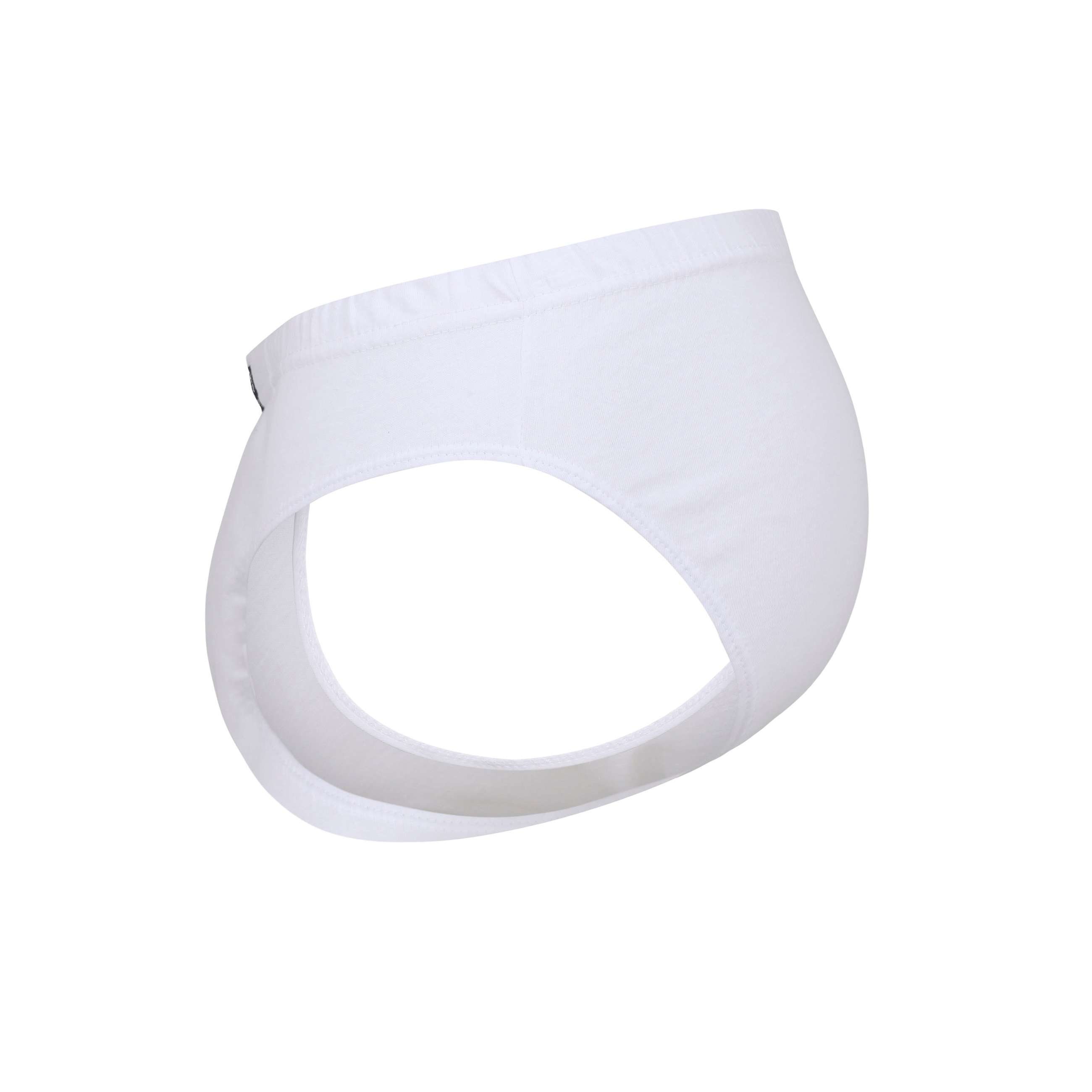 CECEBA Slip CECEBA Herren Slip weiß uni 5er Pack (5-St)