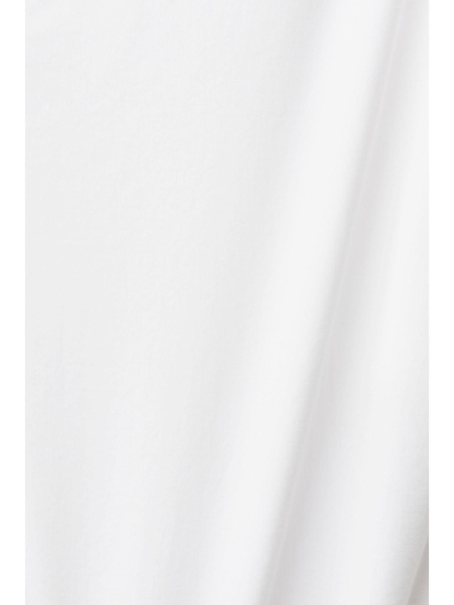 WHITE Shorts Raffia-Flechtgürtel mit (1-tlg) Shorts Esprit