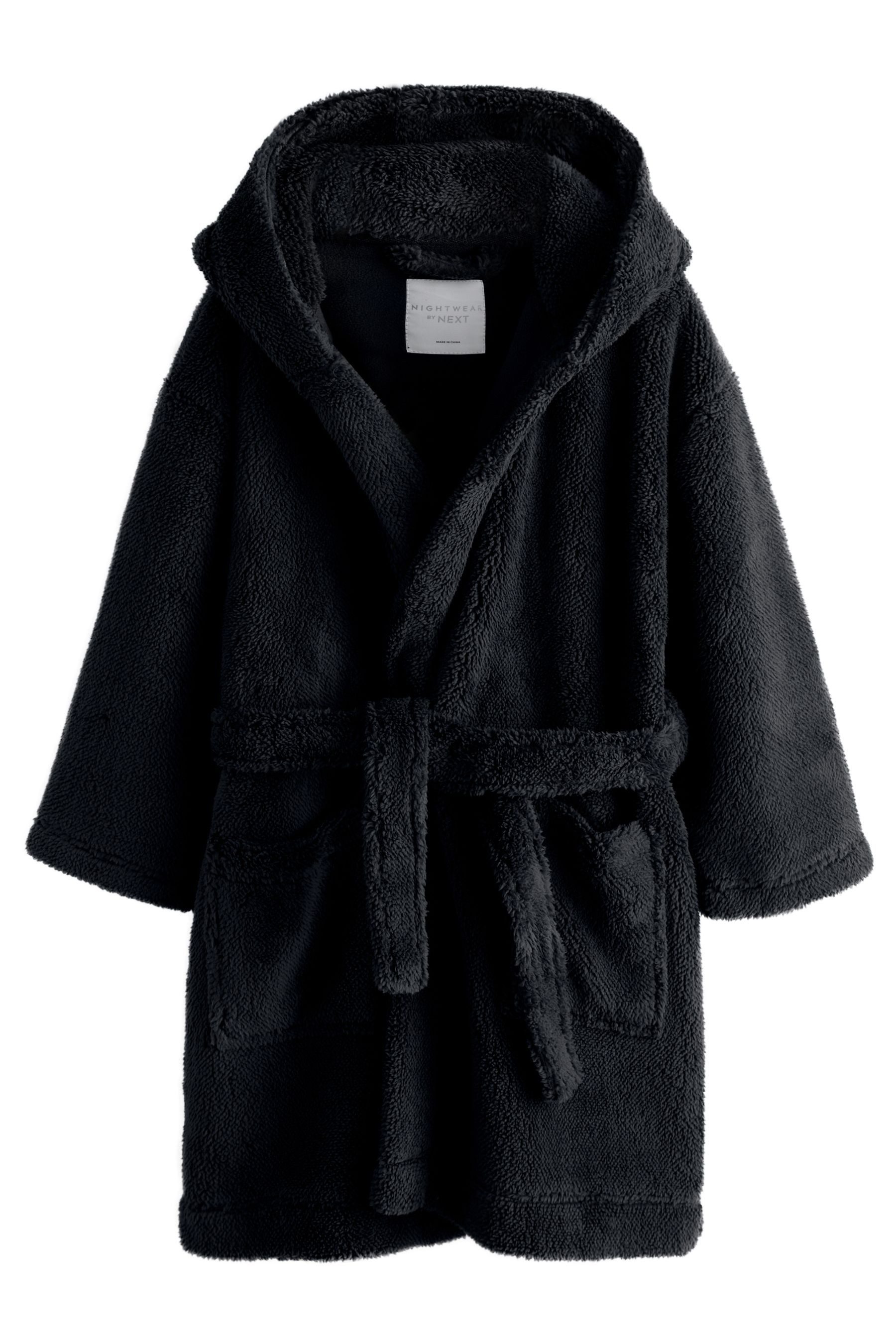 Next Kinderbademantel Morgenmantel aus Fleece, Polyester (recycelt), Polyester