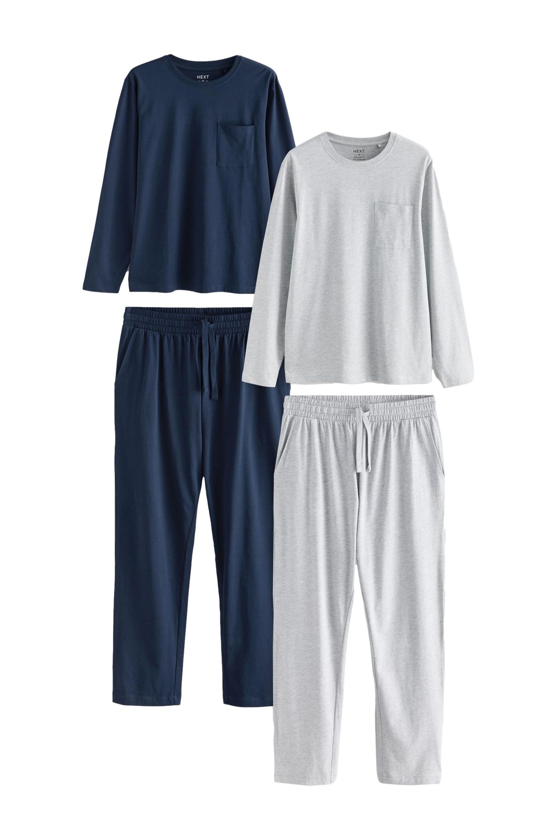 Next Pyjama Langärmeliger Jersey-Schlafanzug (4 tlg) günstig online kaufen