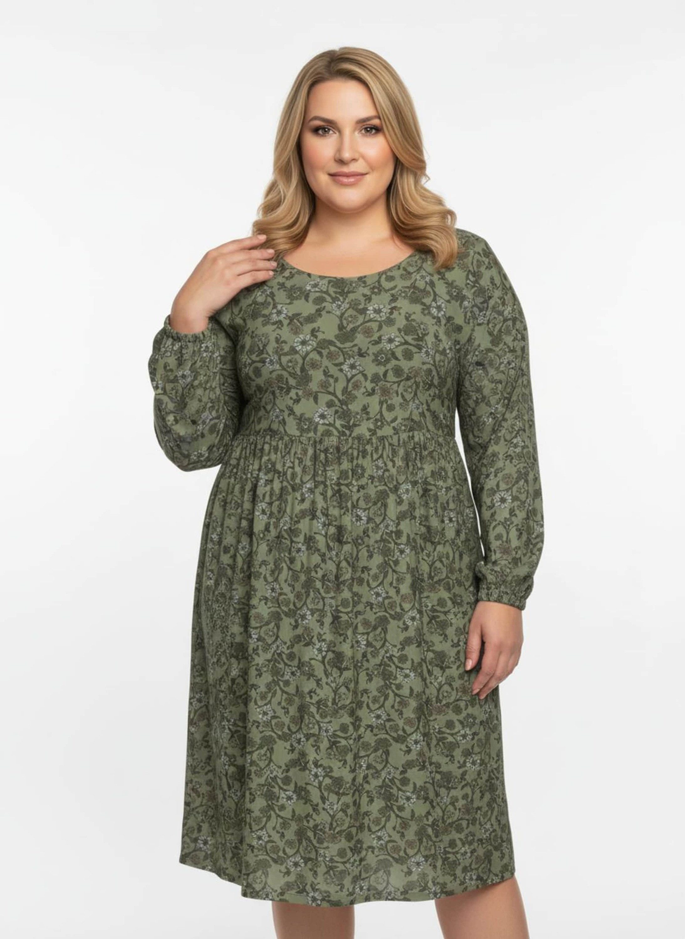 Witt Etuikleid Mesh-Kleid Langarm